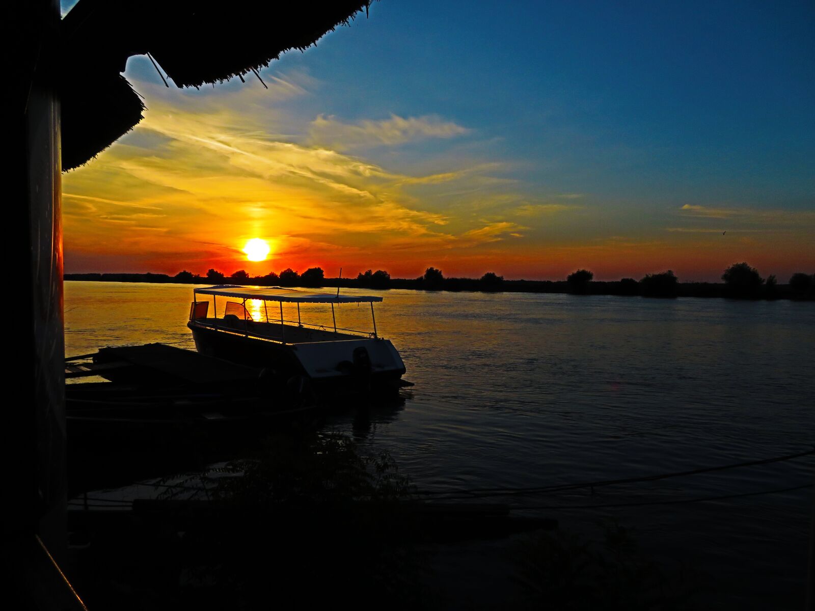Canon PowerShot SX720 HS sample photo. Delta, danube, sunset photography