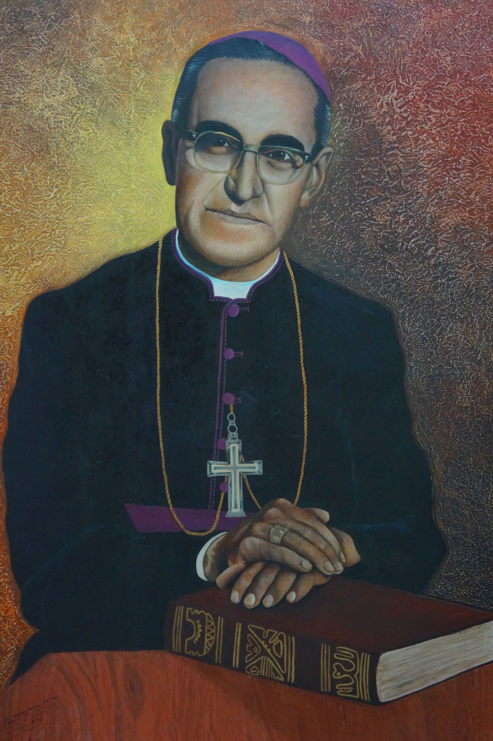 Sony Alpha a3000 + Sony E 18-55mm F3.5-5.6 OSS sample photo. Monsignor romero, blessed, santo photography