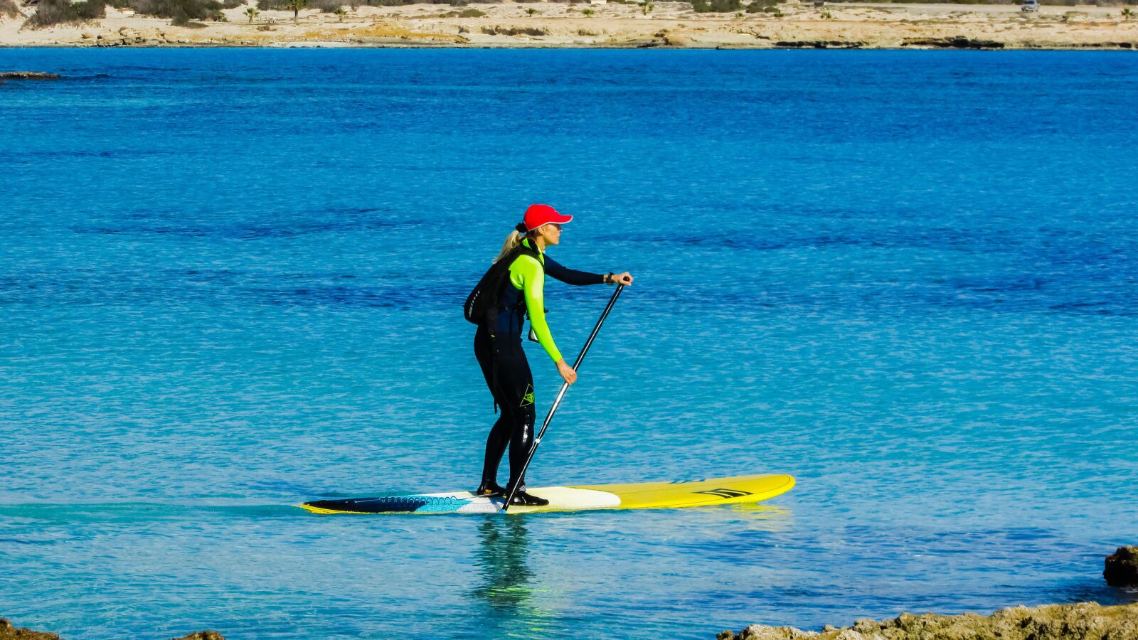 Canon PowerShot SX400 IS sample photo. Paddleboarding, sport, paddle photography
