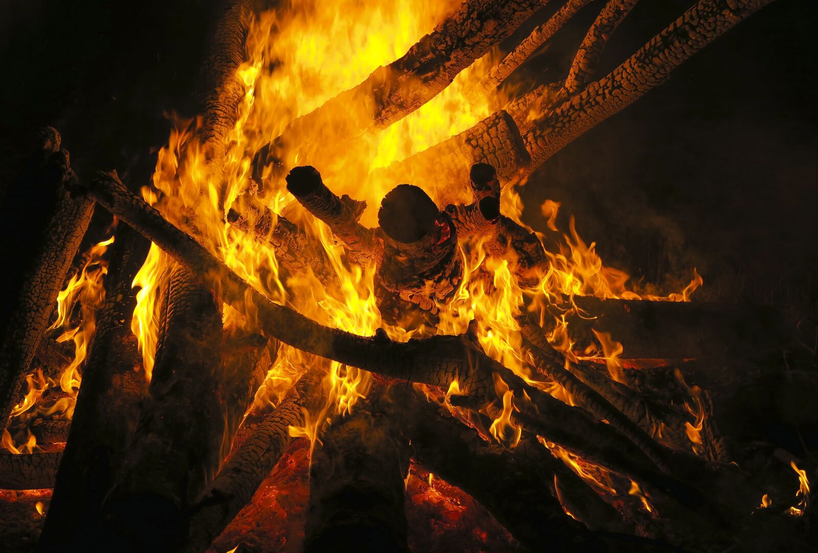 Canon PowerShot G7 X sample photo. Fire, bonfire, flames photography