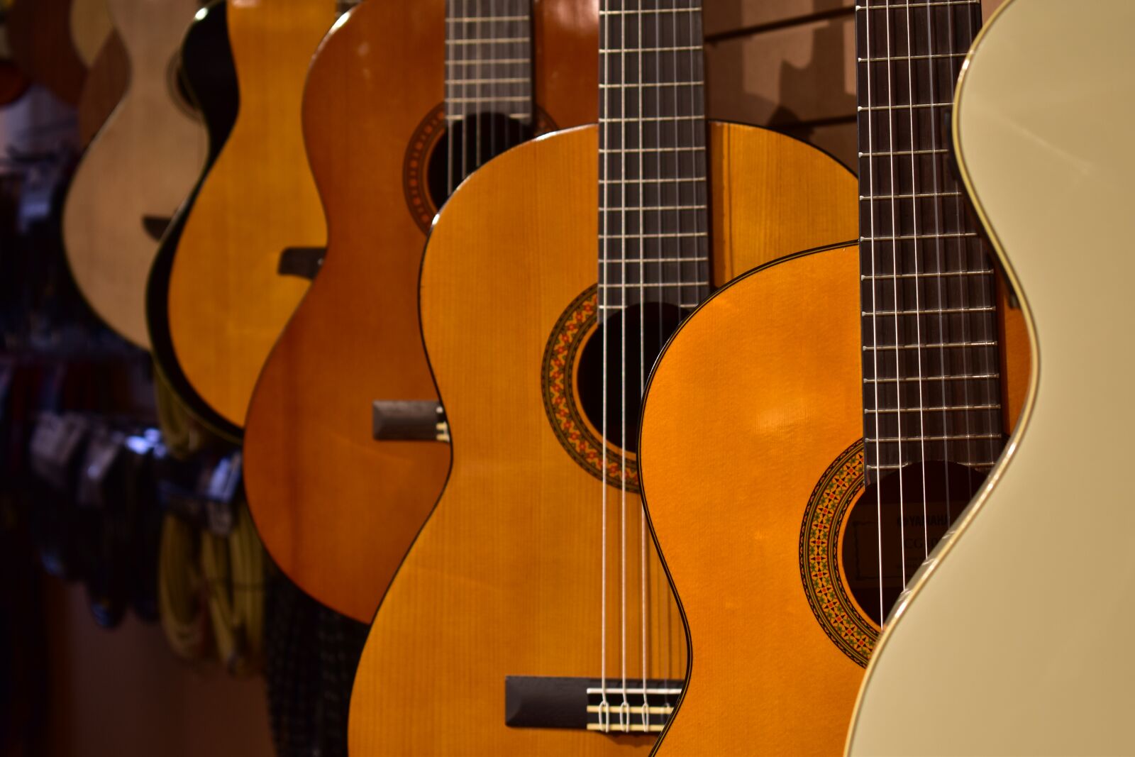 Nikon D3500 sample photo. Guitars, acoustic, music photography