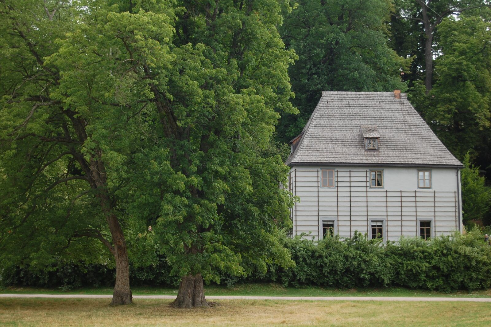 Nikon D40 sample photo. Goethe, house, nature photography