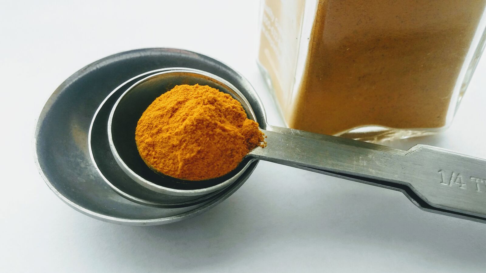 LG G STYLO sample photo. Turmeric, spices, spoon photography