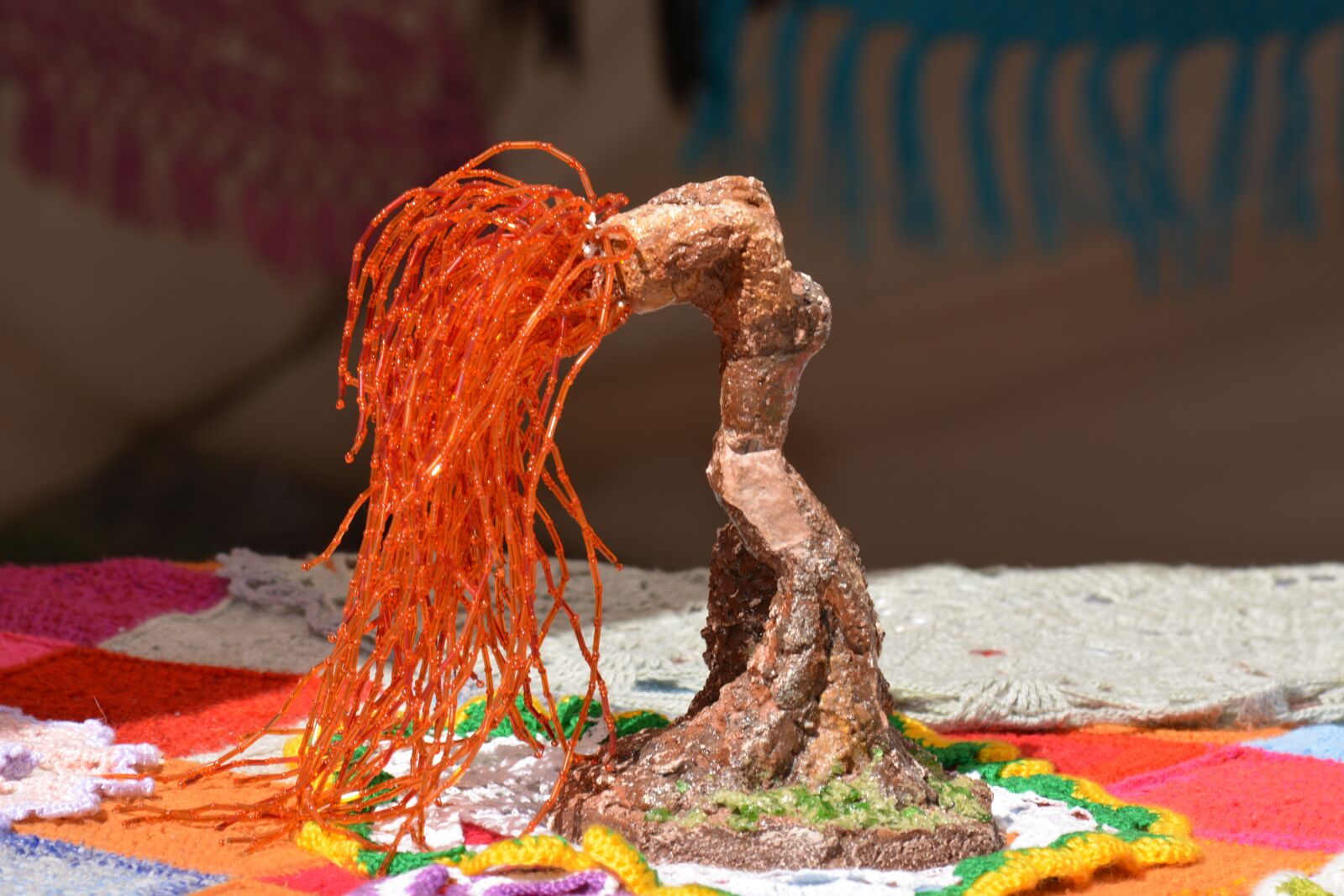Nikon D5200 sample photo. Beading, tree, handicraft project photography