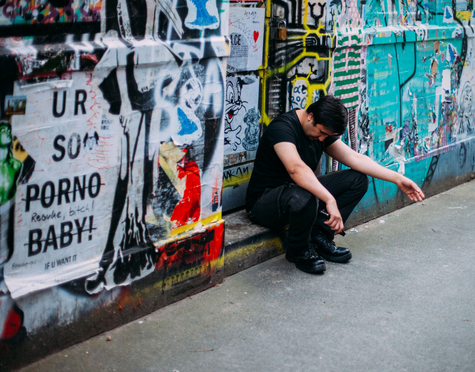 Canon EOS 5D Mark II sample photo. Action, adult, alone, art photography