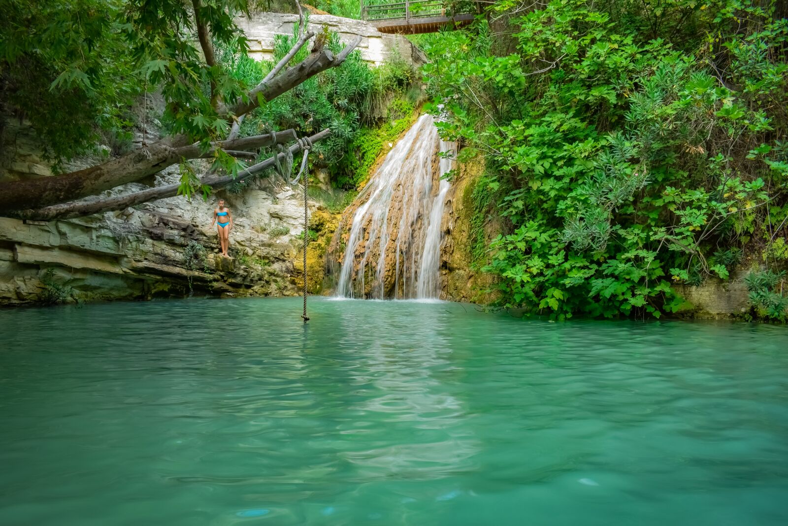 Nikon D3300 sample photo. Waterfall, pond, nature photography