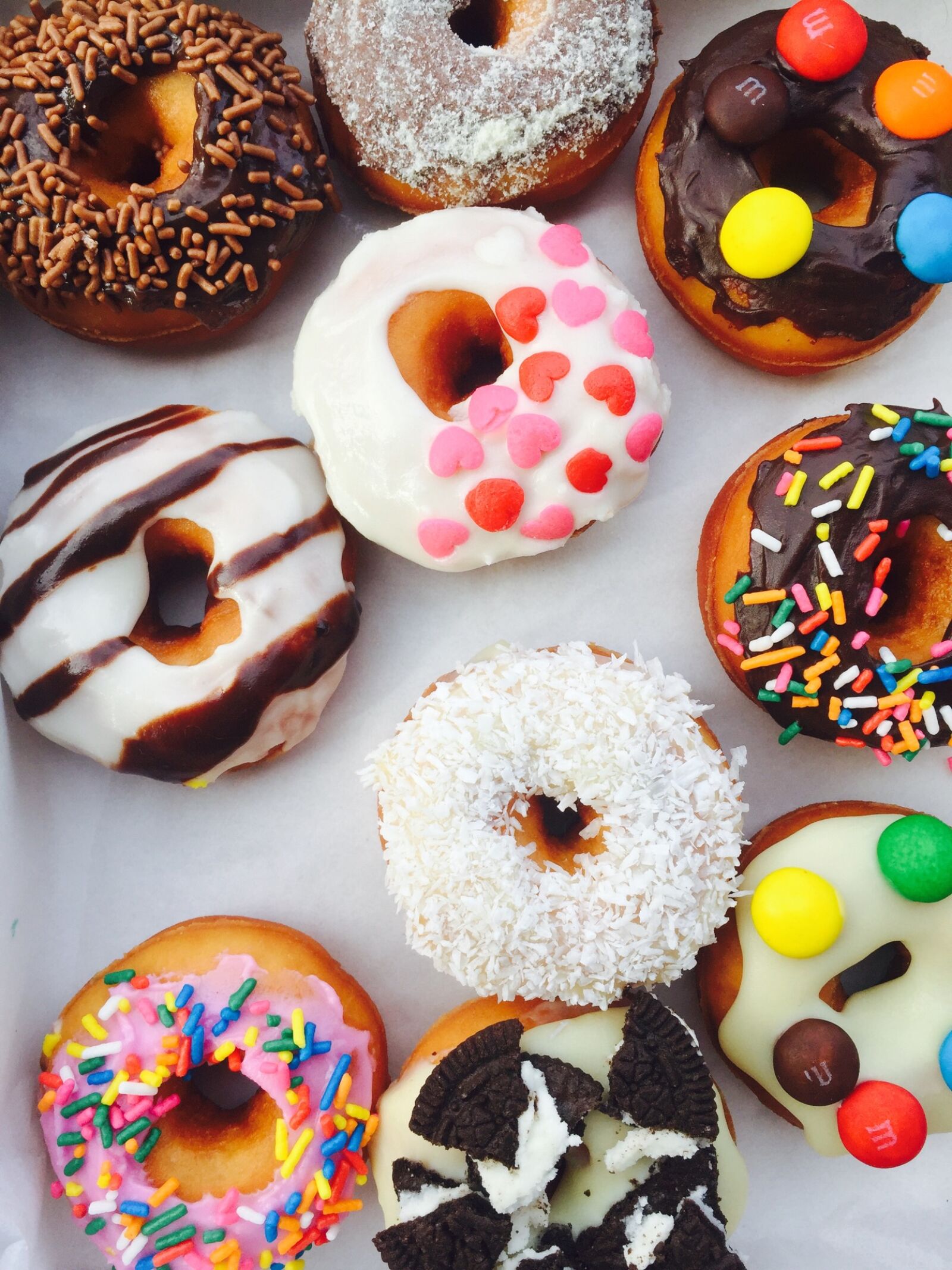 iPhone 6 back camera 4.15mm f/2.2 sample photo. Color, colorful, donuts, free photography