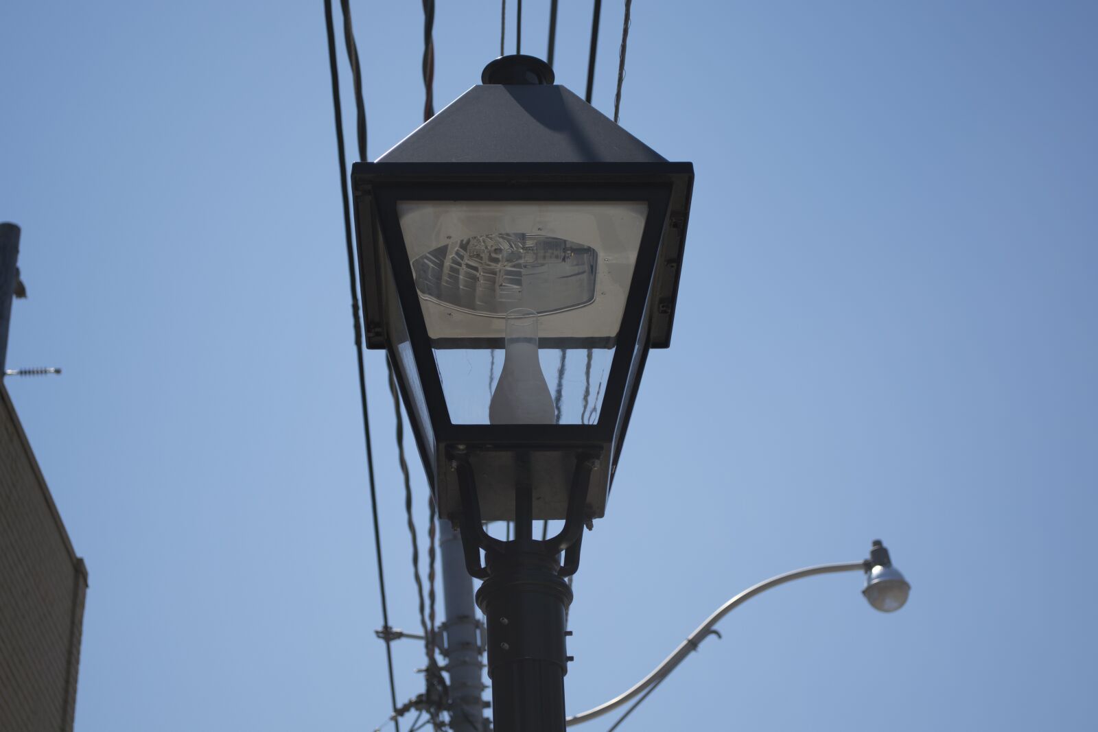Nikon D5200 sample photo. Street, light, cables photography