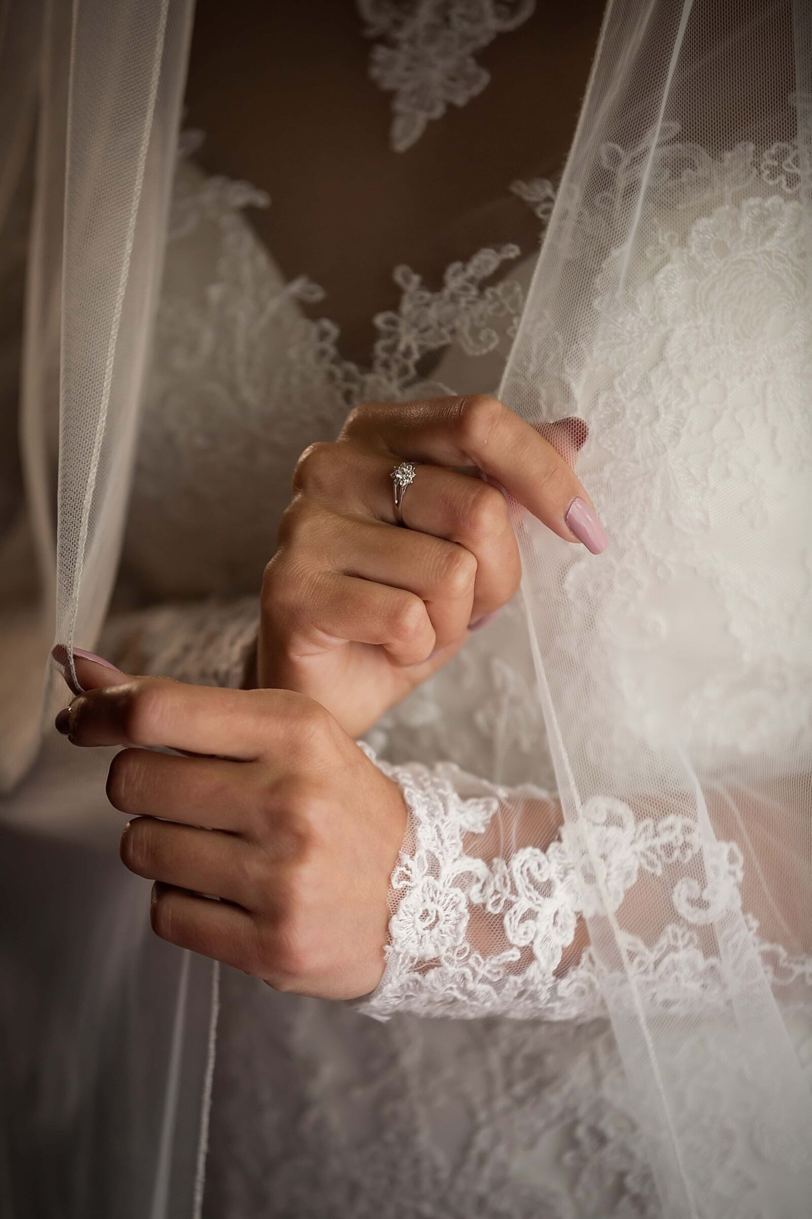 Canon EF 70-200mm F2.8L IS II USM sample photo. Wedding ring, diamond, wedding photography