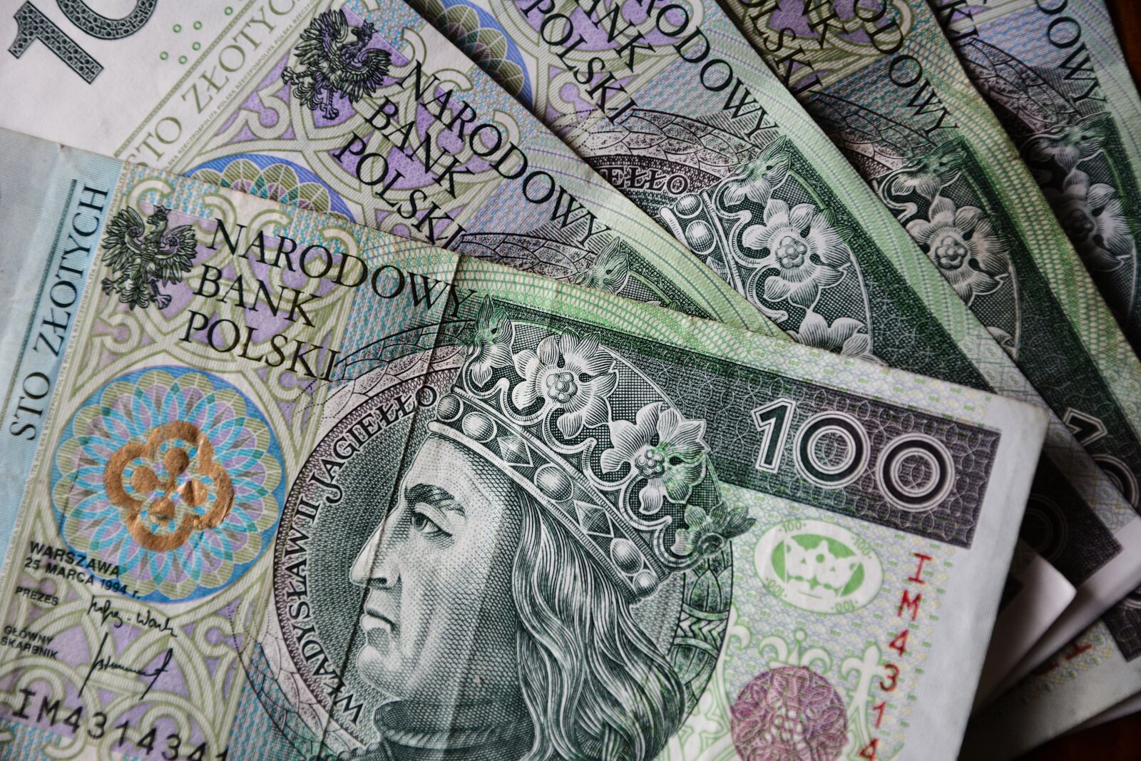 Nikon D7100 sample photo. Euro banknotes, polish zloty photography