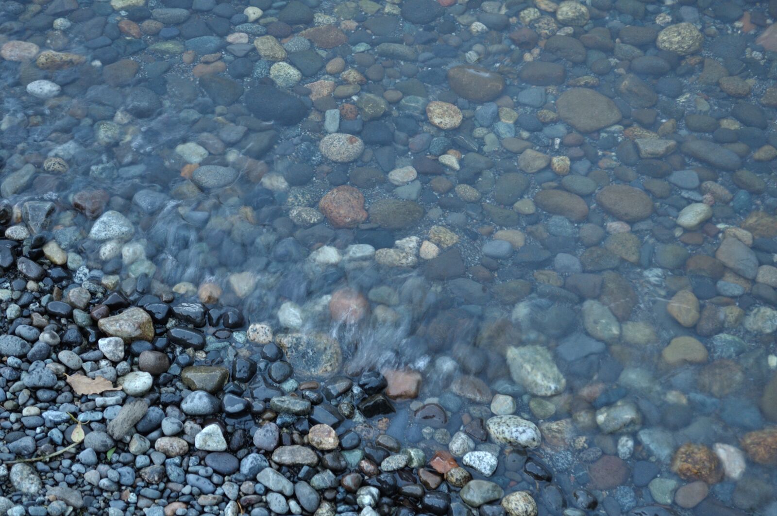 Nikon D5000 sample photo. Stones, water, lake photography