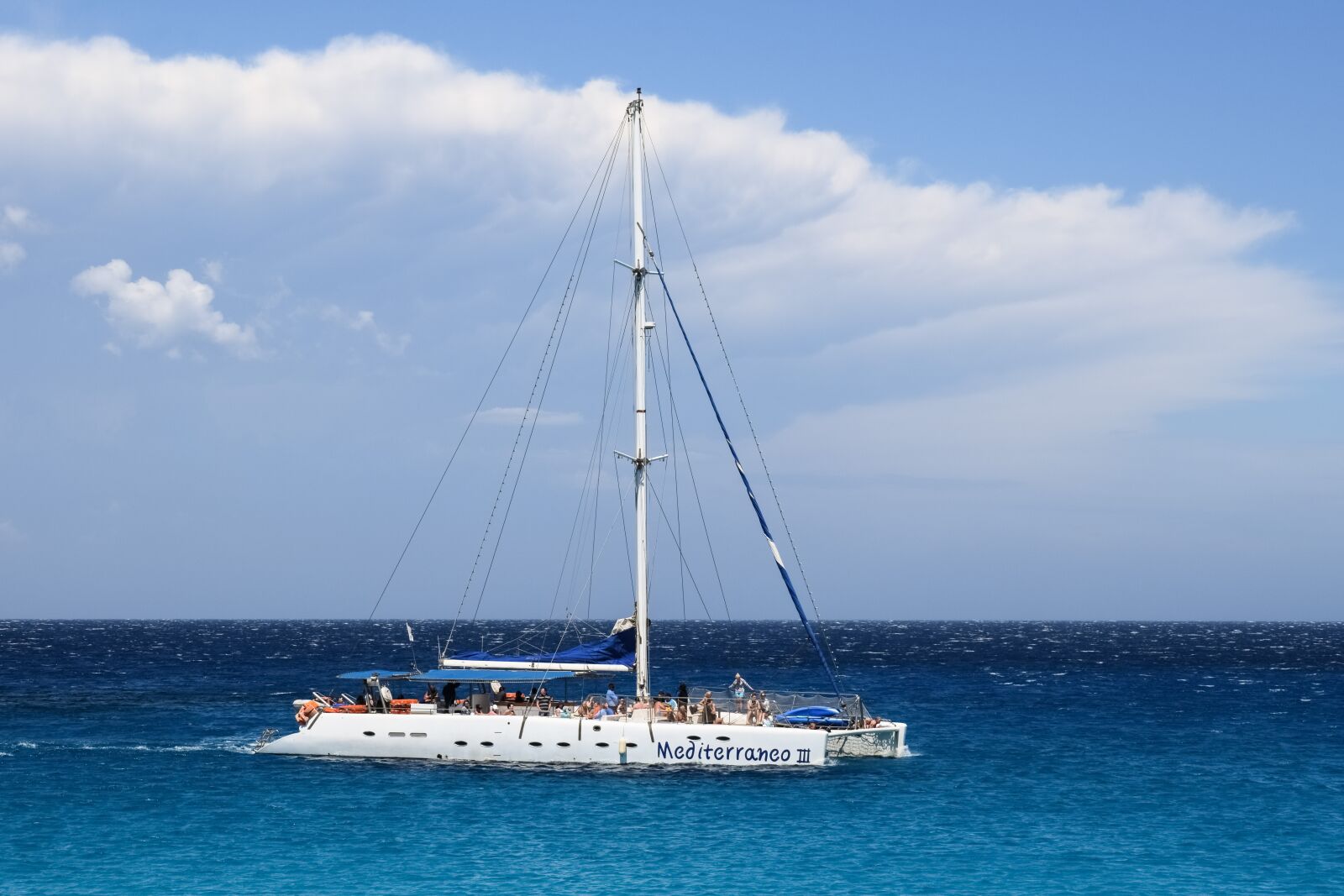 Nikon D3300 sample photo. Catamaran, sea, boat photography