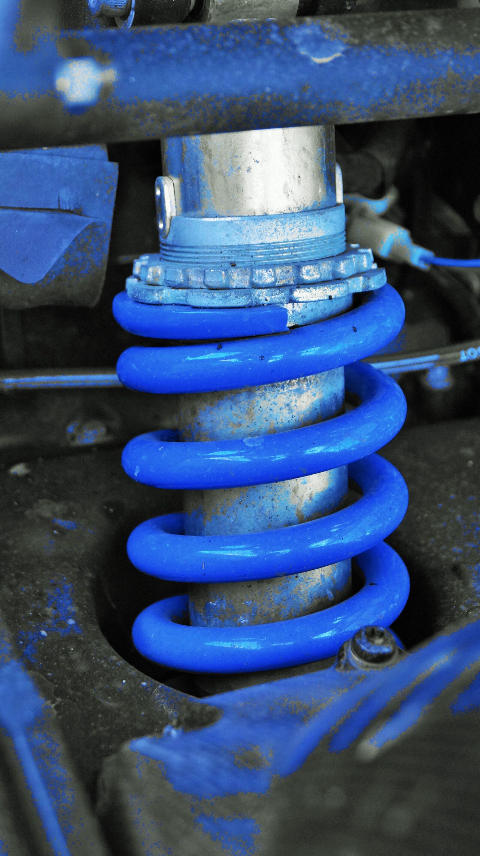 Sony DT 18-55mm F3.5-5.6 SAM II sample photo. Spring, blue, metal photography
