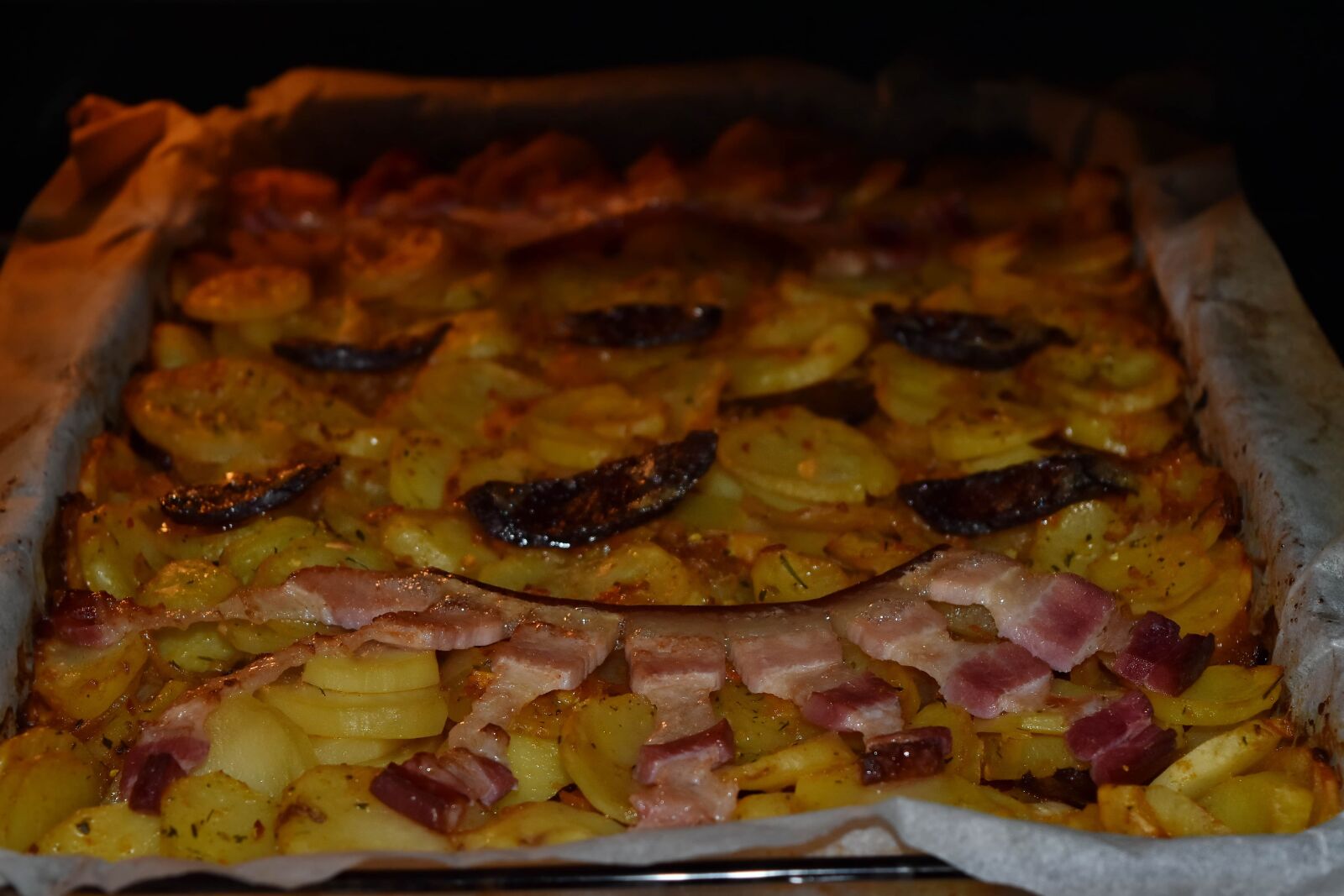 Nikon D5500 sample photo. Bacon, baking, culinary, kitchen photography