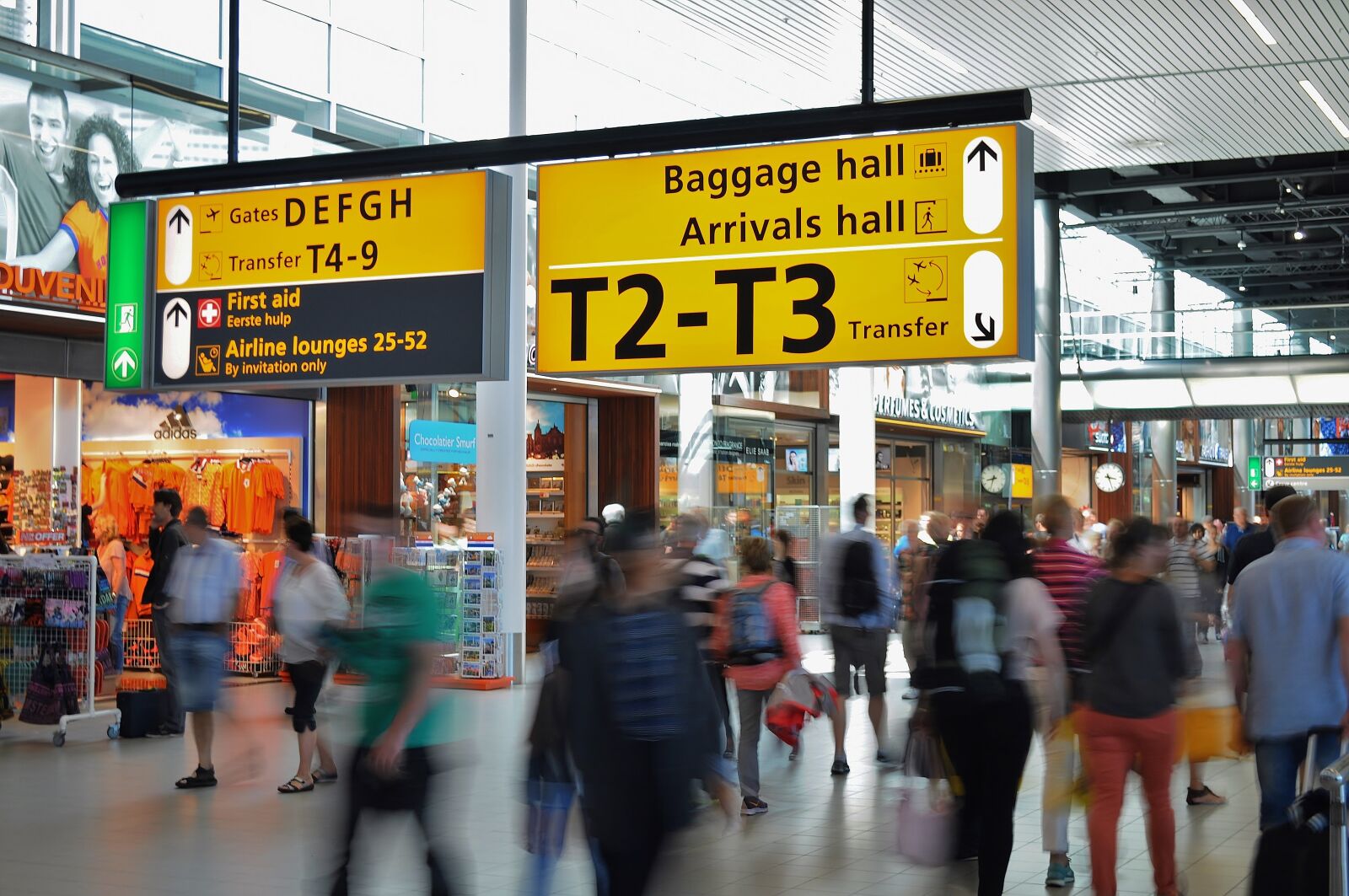 Nikon D5000 sample photo. People, sign, traveling, blur photography
