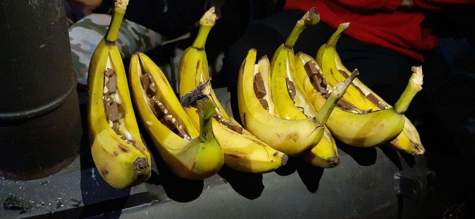 Samsung Galaxy A50 sample photo. Banana, chocolate, sweet photography