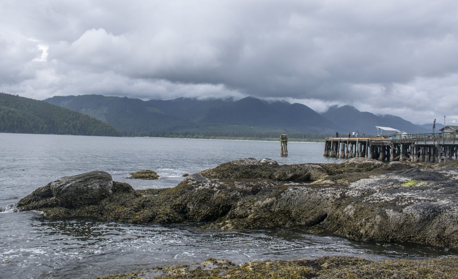 Nikon D5300 sample photo. Rocks, wind, pier photography