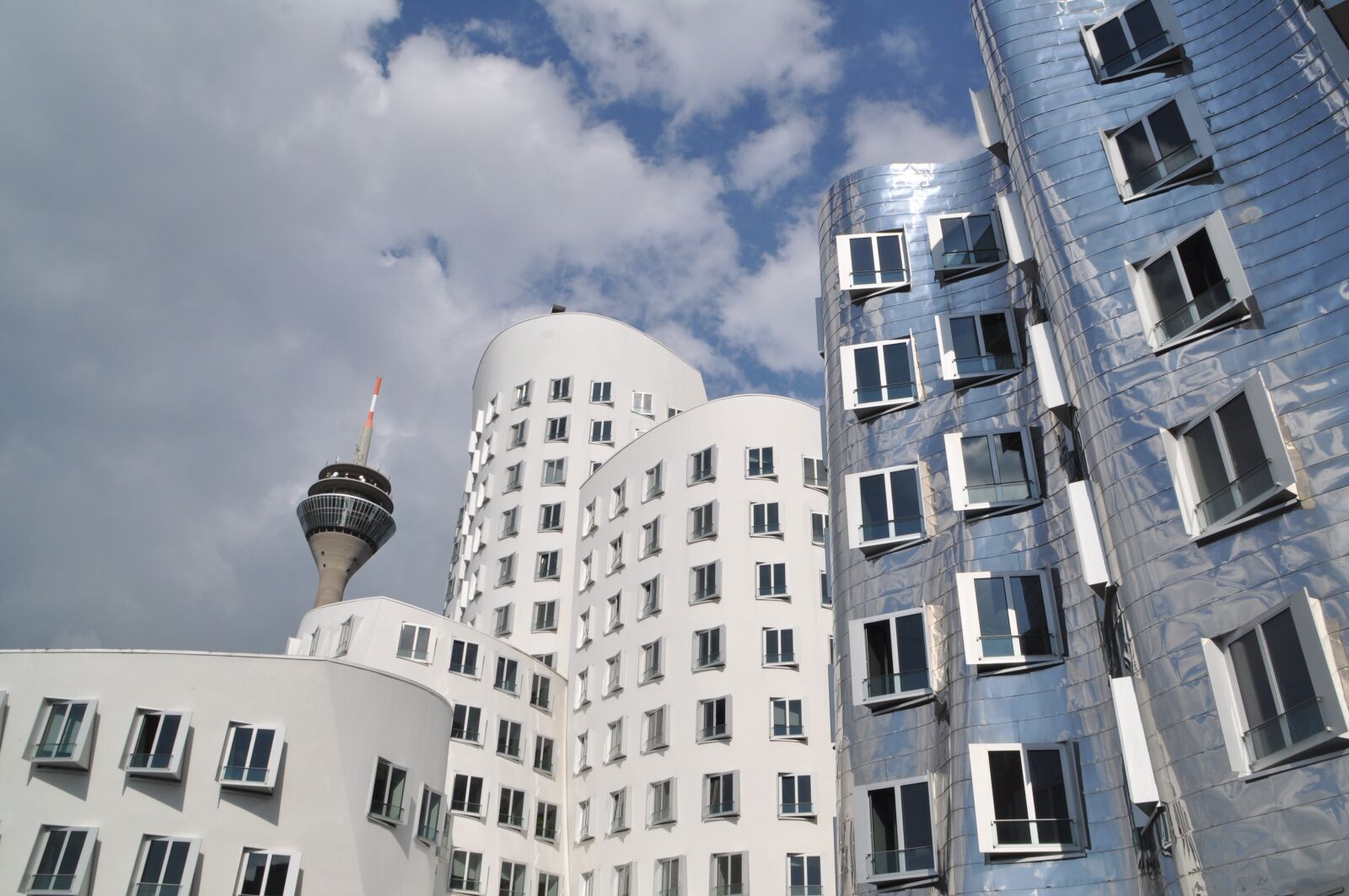 Nikon D5000 sample photo. Gehry buildings, d sseldorf photography