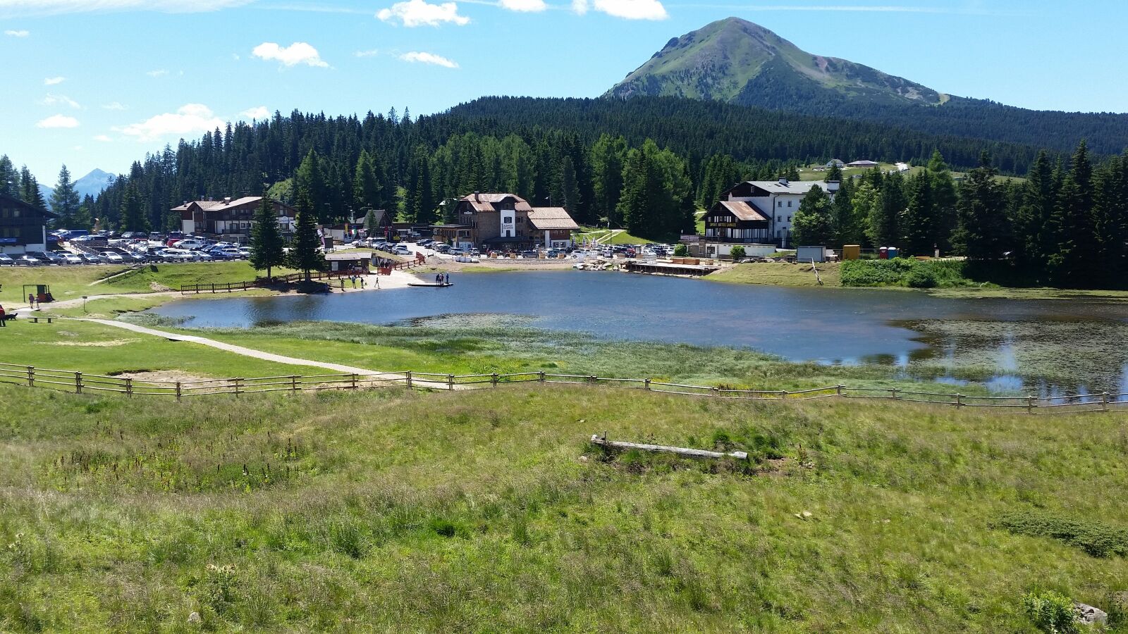 Samsung Galaxy S5 sample photo. Terme, pond, alpine landscape photography