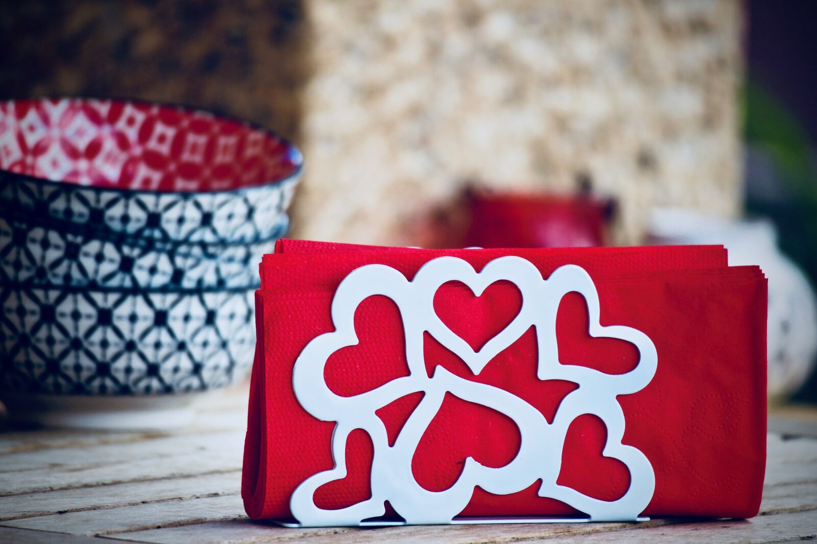 Canon EOS M sample photo. Napkins, paper napkins, table photography
