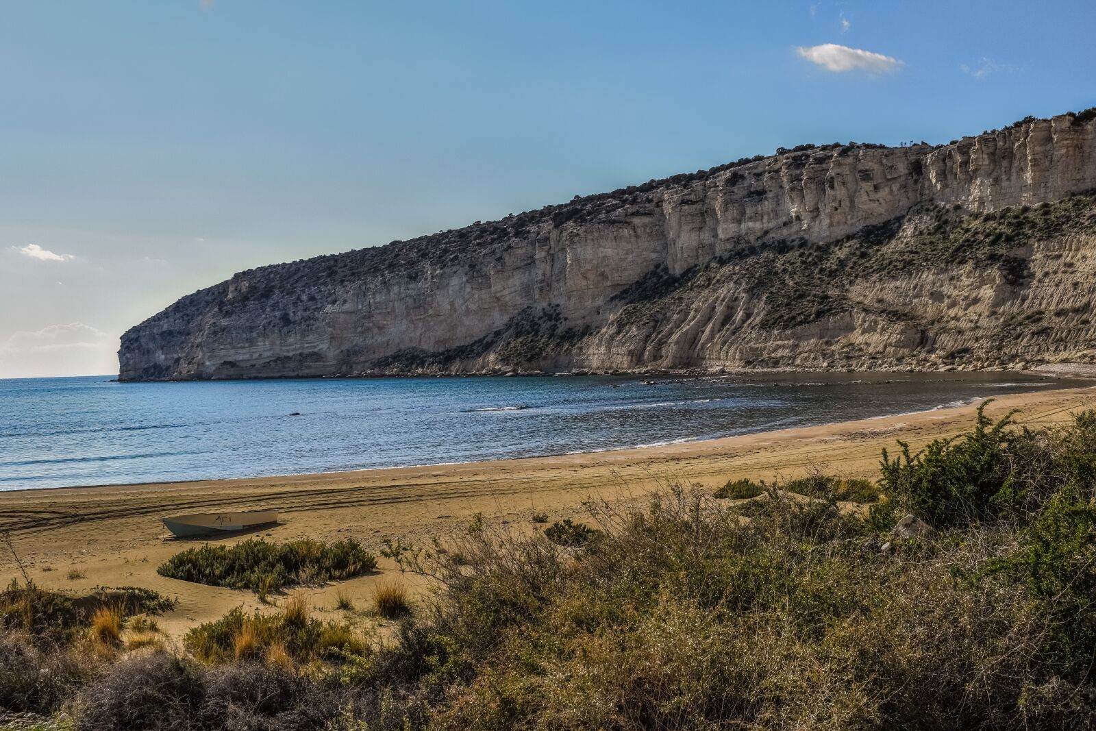 Nikon D3300 sample photo. Beach, cliffs, sea photography