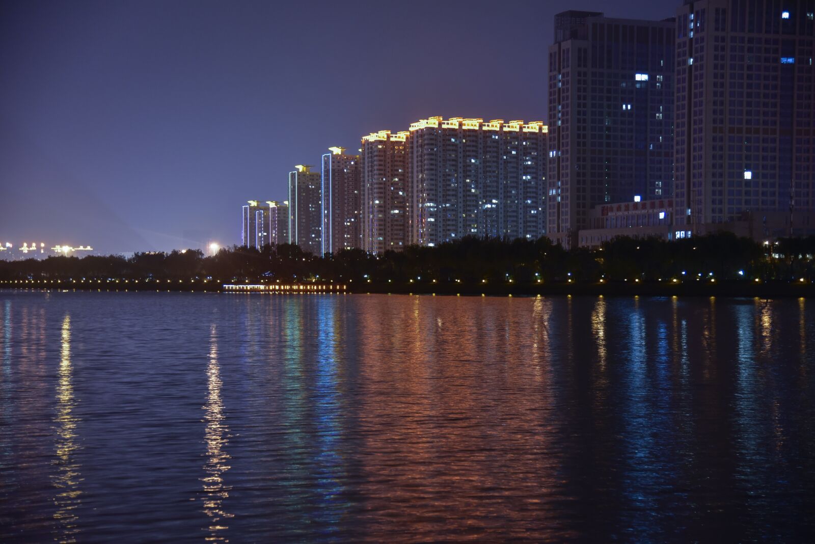 Nikon D750 sample photo. City, night view, taiyuan photography