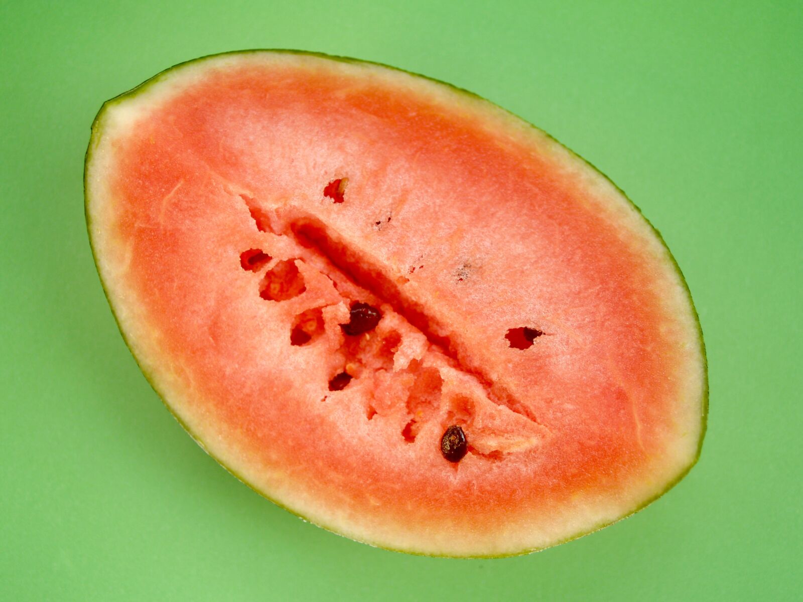 Olympus E-300 (EVOLT E-300) sample photo. Watermelon, slice, isolated photography