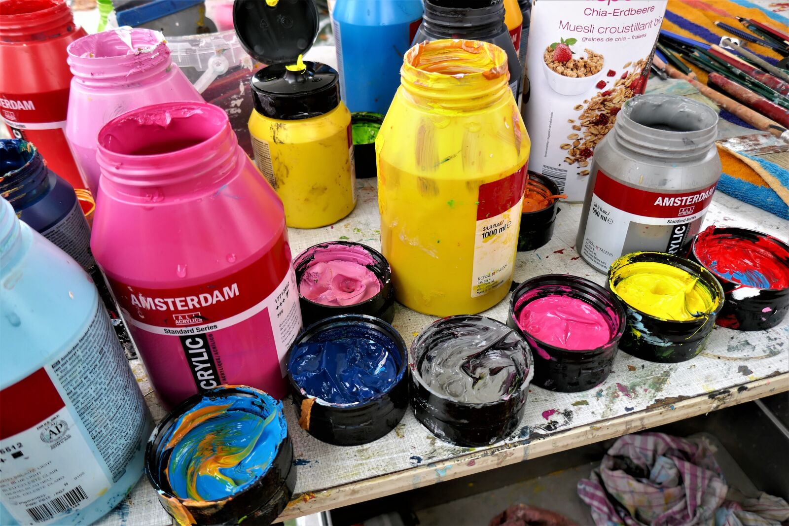 Panasonic DMC-TZ101 sample photo. Color, oil paints, artistic photography