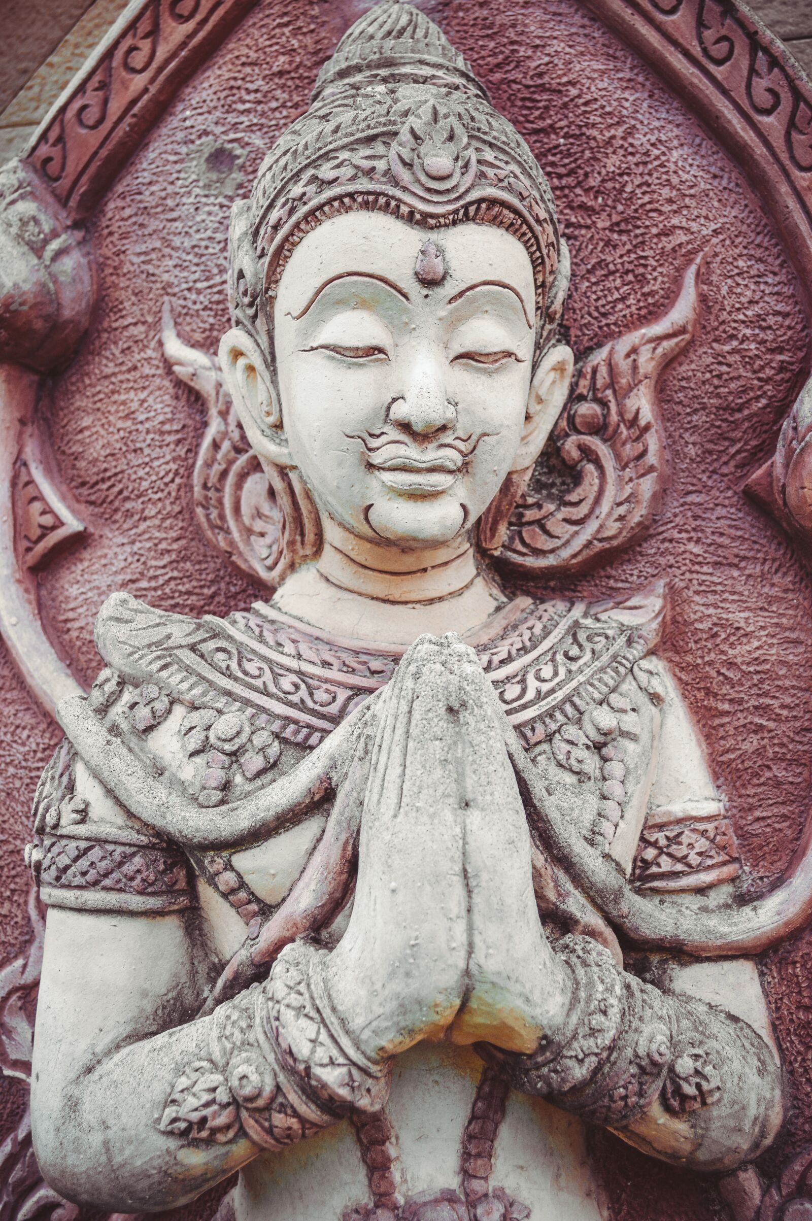 Nikon D3200 sample photo. Buddha, bas relief, asia photography