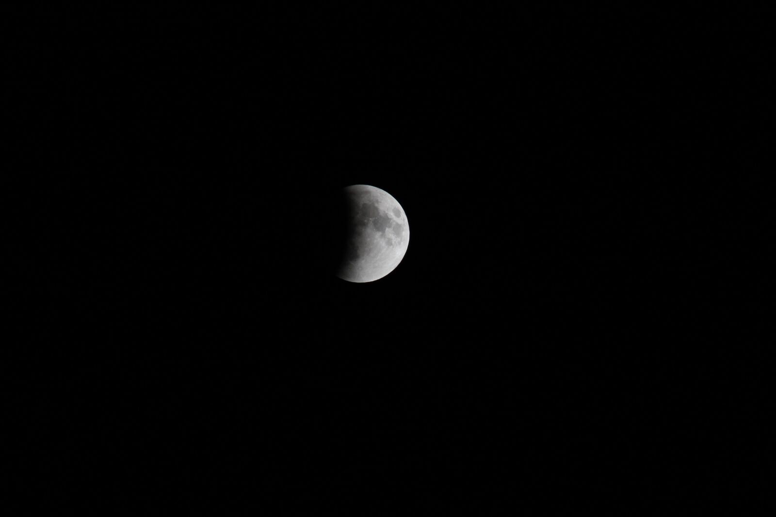 Canon EF 75-300mm f/4-5.6 sample photo. Night, moon, eclipse photography