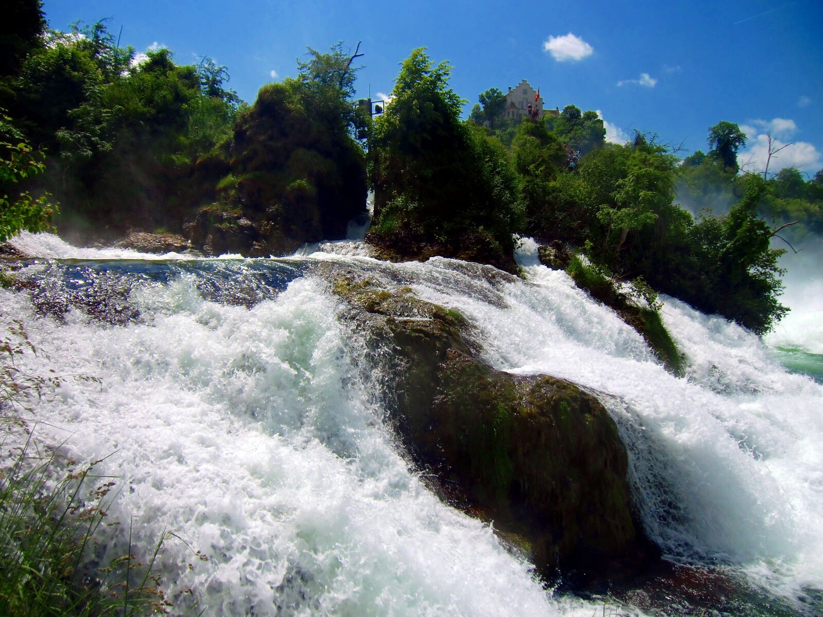 CASIO EX-H10 sample photo. Rhine falls, waterfall, schaffhausen photography