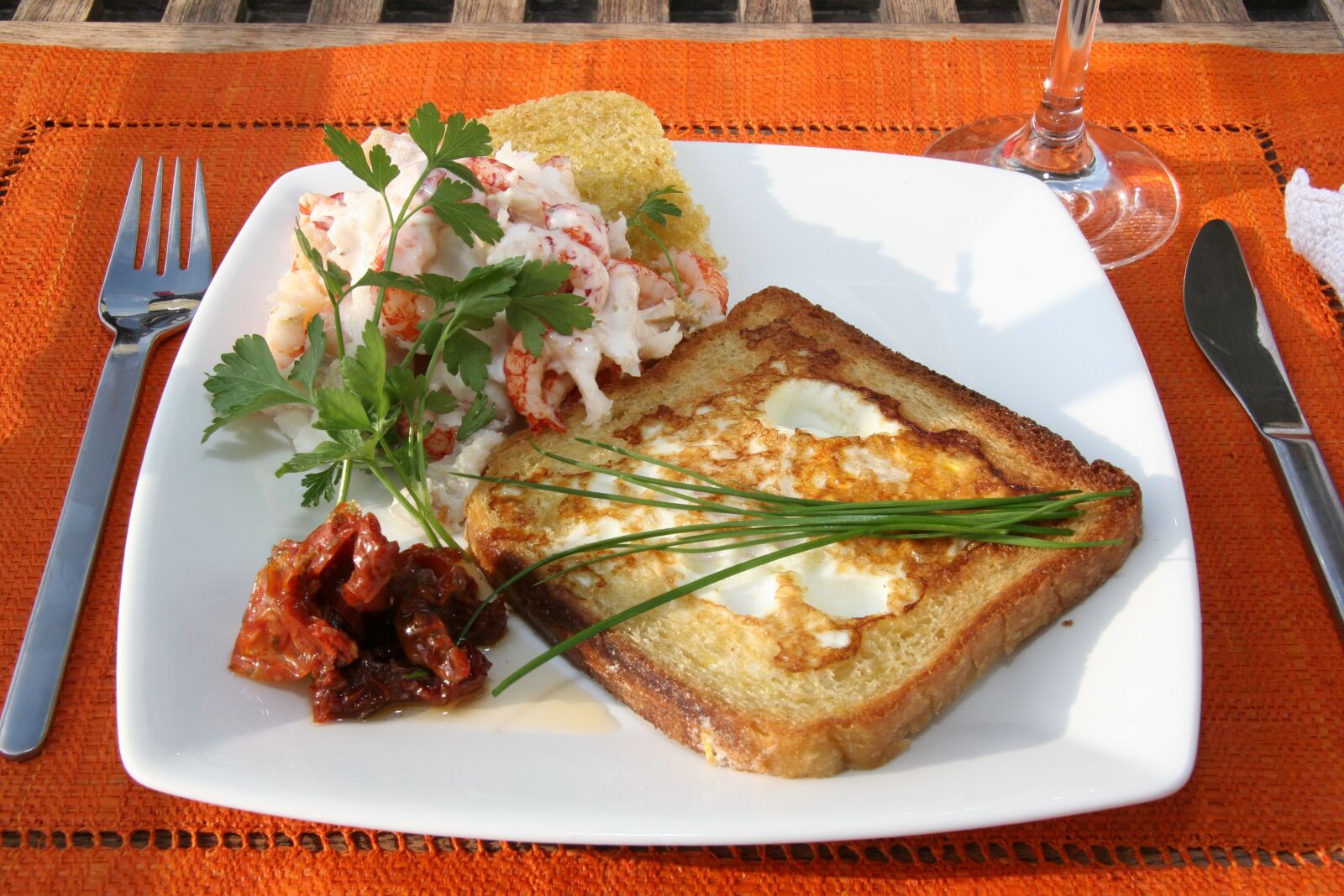 Canon EOS 20D sample photo. Toast, toasted, eggs photography