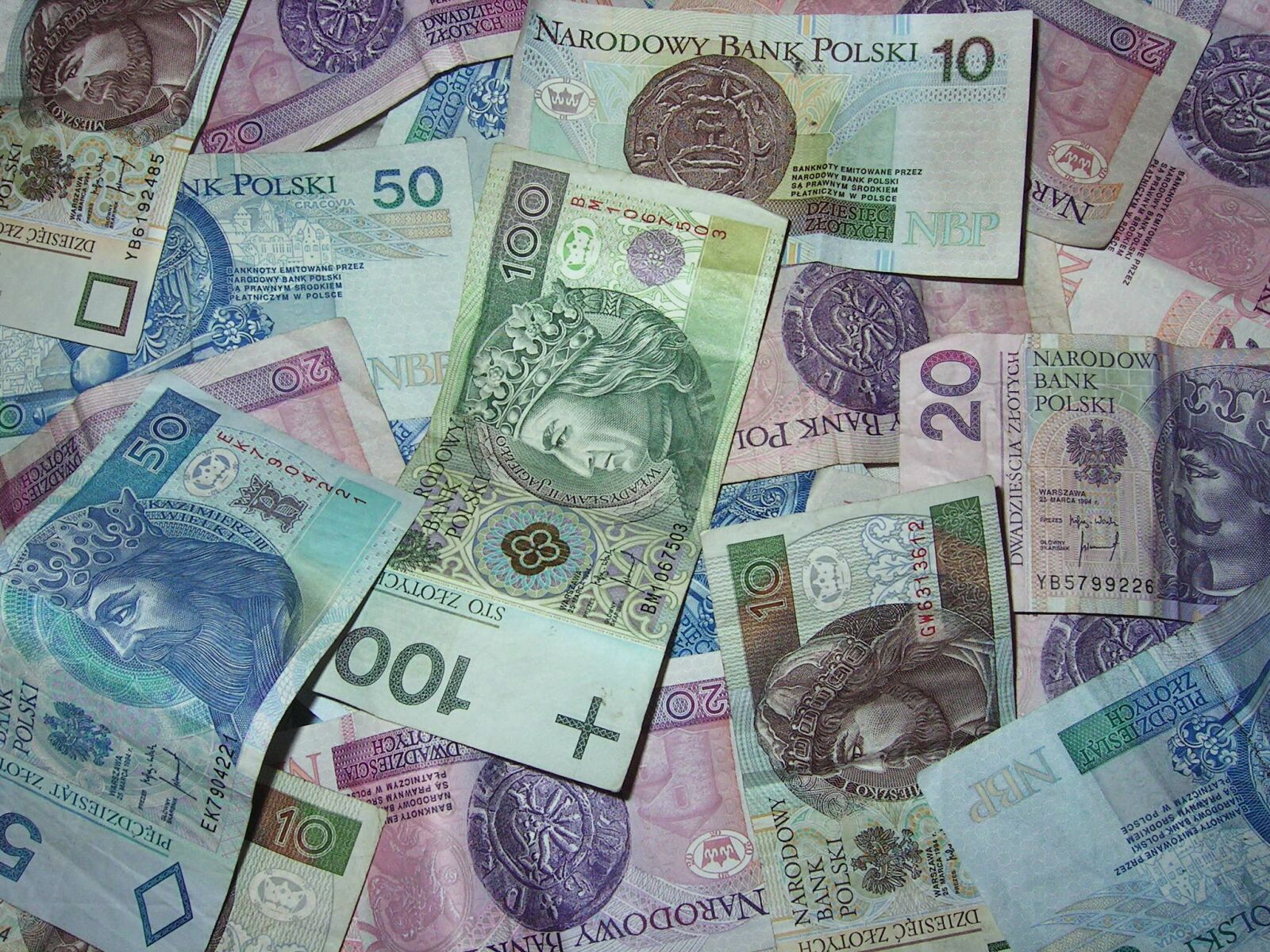 KONICA MINOLTA DiMAGE E323 sample photo. Money, polish banknotes, buck photography