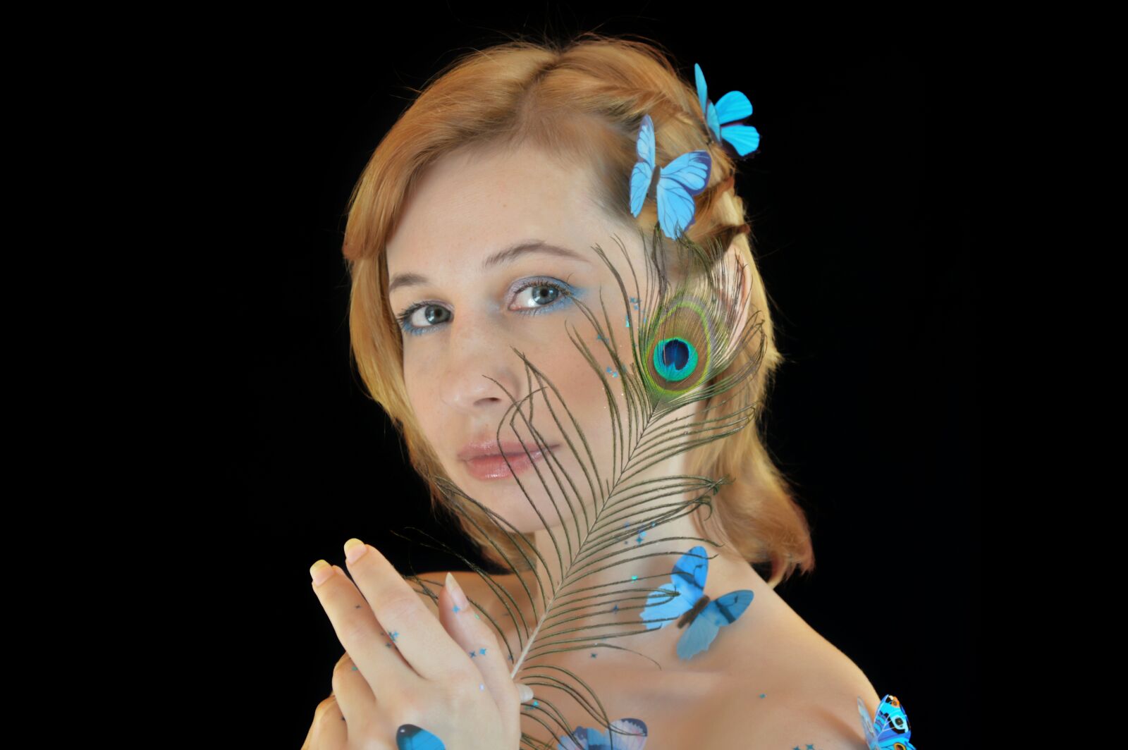 Nikon D3200 sample photo. Portrait, butterfly, photoshoot butterfly photography