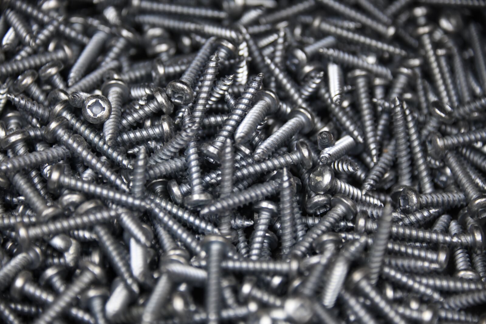 Nikon D850 sample photo. Screws, metal, shiny photography