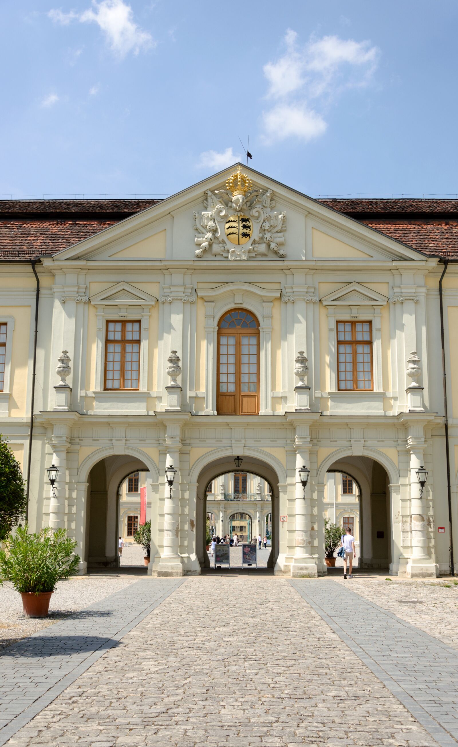 Nikon D5100 sample photo. Castle, ludwigsburg germany, baroque photography