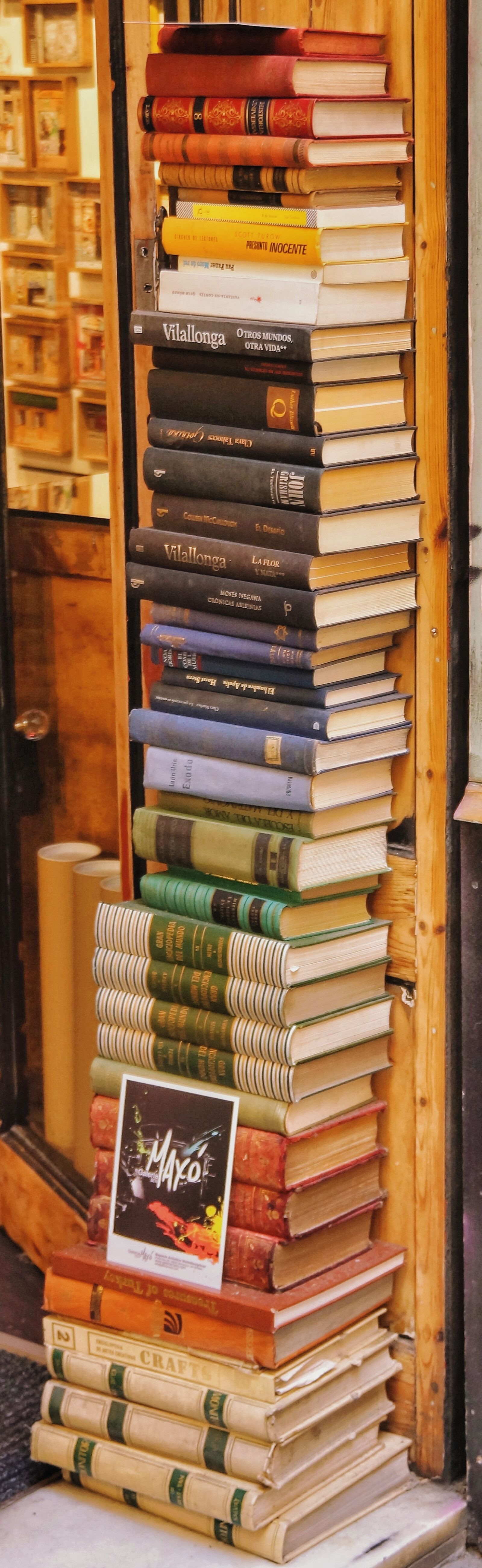 Sony Alpha NEX-7 sample photo. Books, stack, outside photography