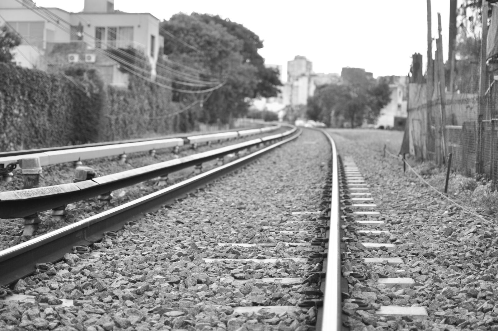 Nikon D90 sample photo. Track, railroad track, train photography