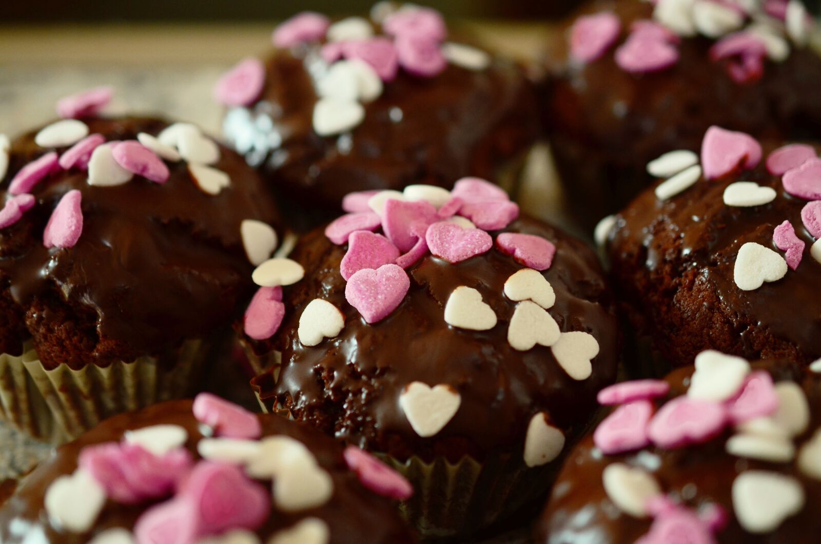 Nikon D5100 sample photo. Muffins, schokomuffins, cupcakes photography