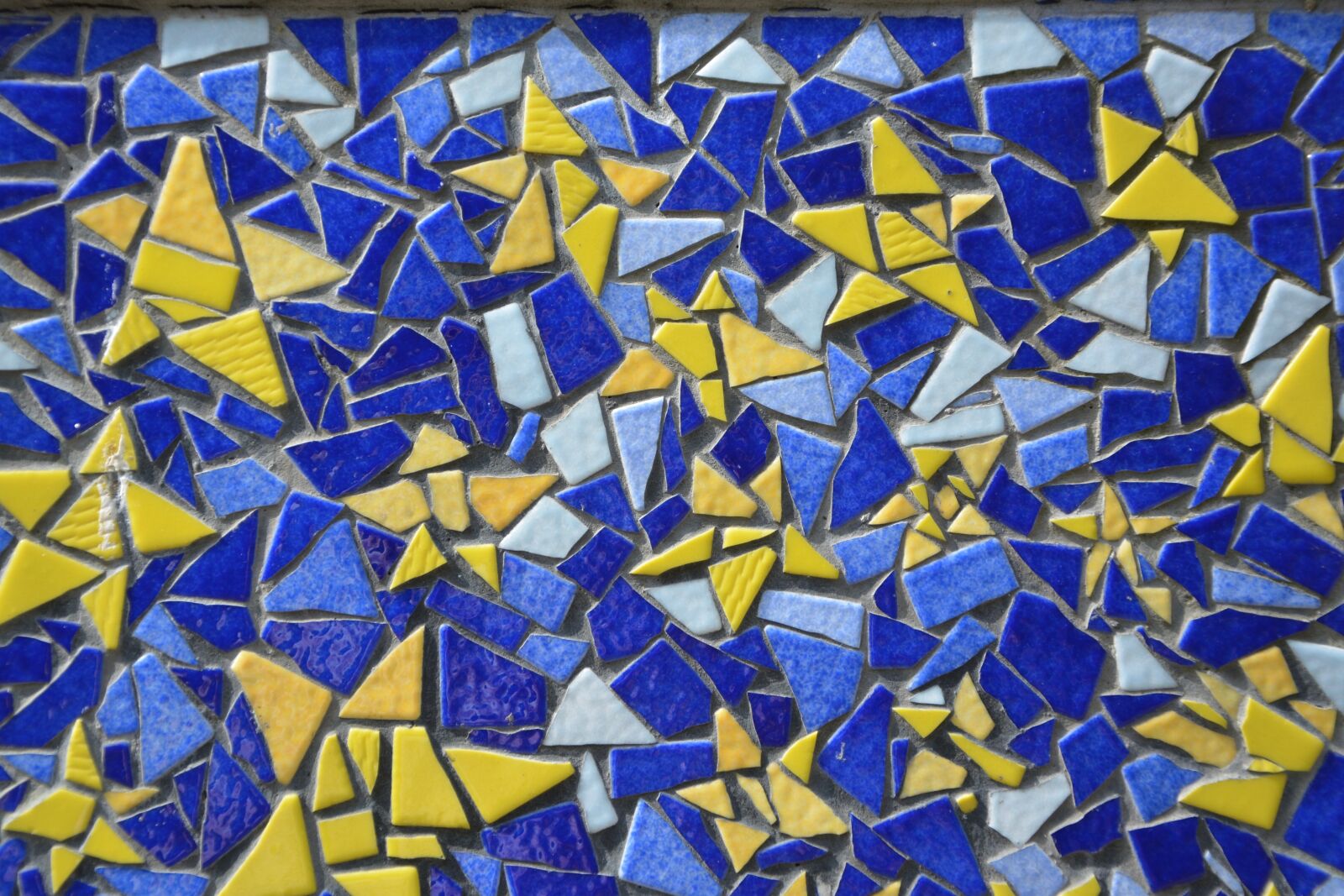 Nikon D5200 sample photo. Mosaic, decor blue yellow photography