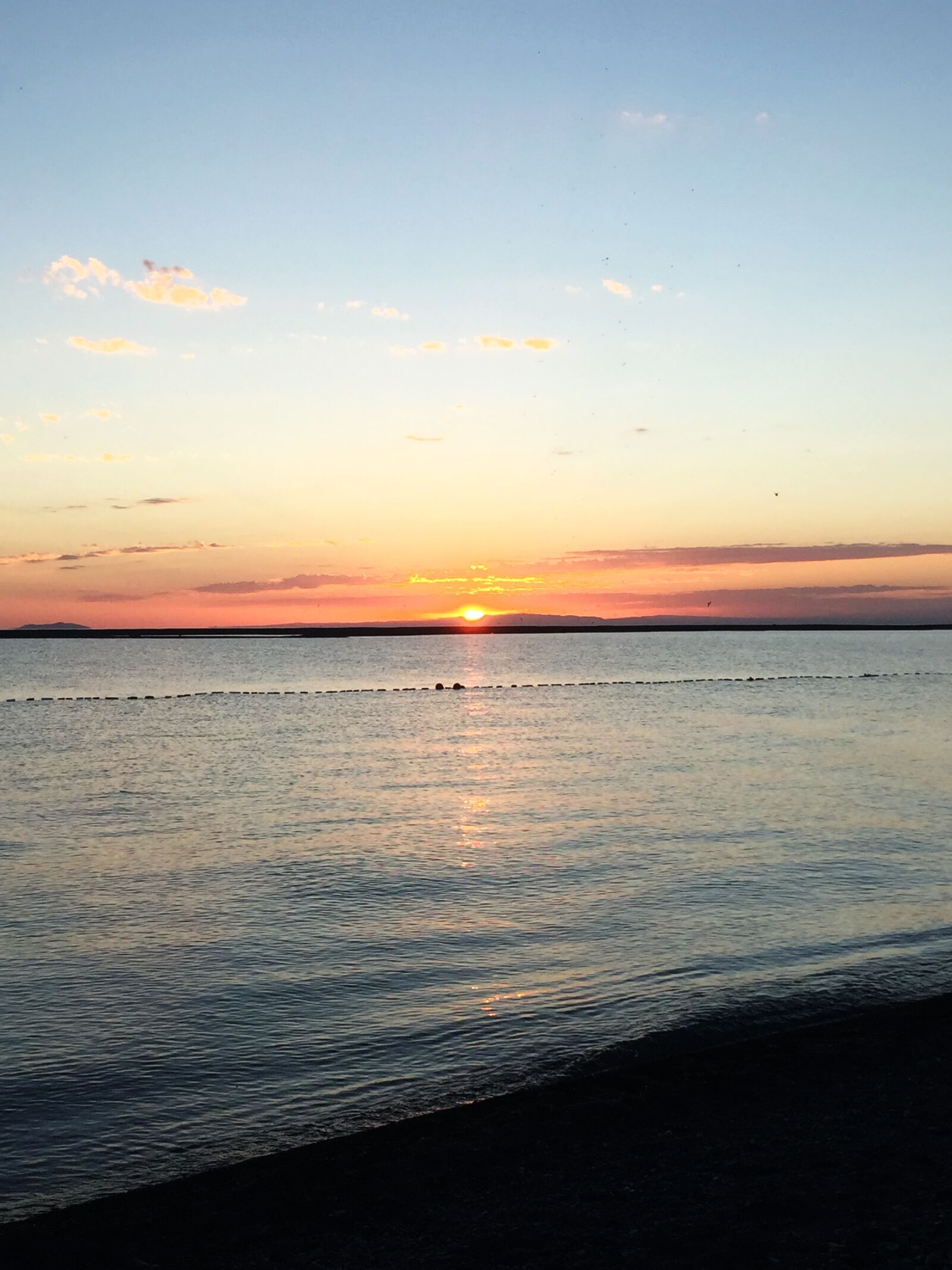 iPhone 6 back camera 4.15mm f/2.2 sample photo. Sea, beach, sunset photography