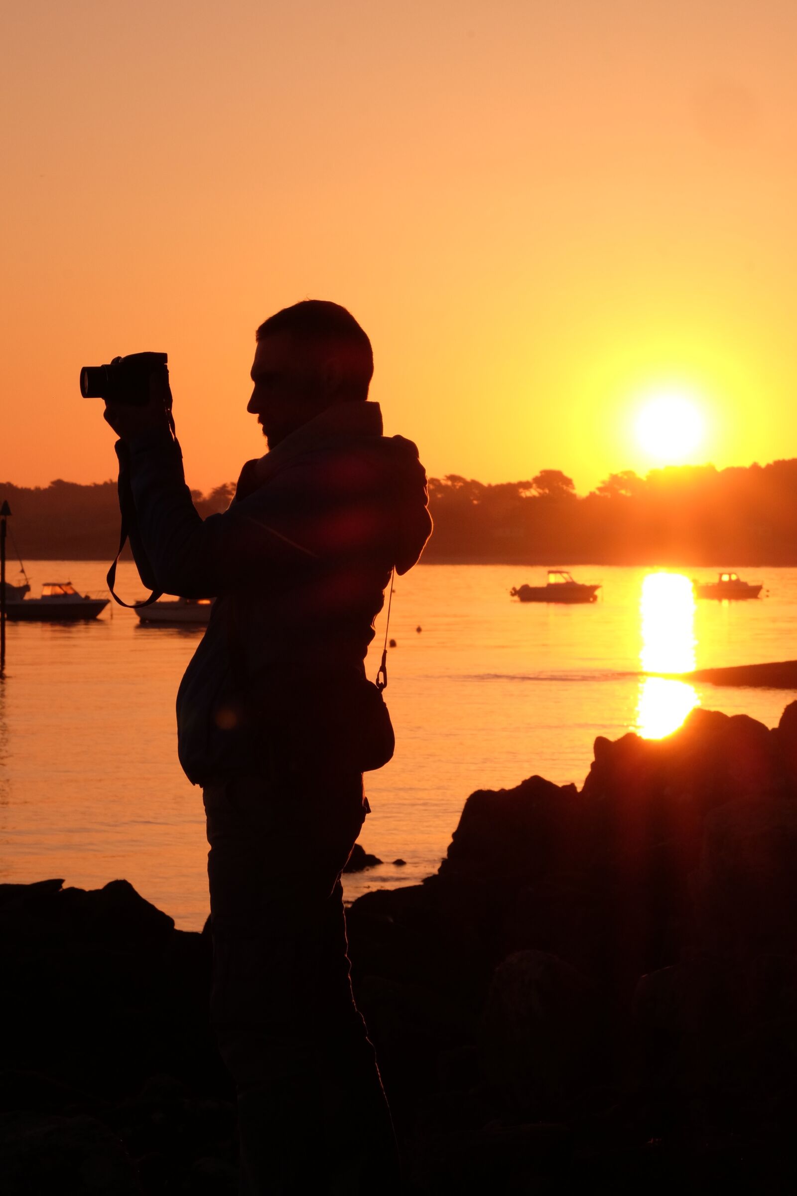 Fujifilm X-T1 sample photo. Brittany, sunrise, sea photography