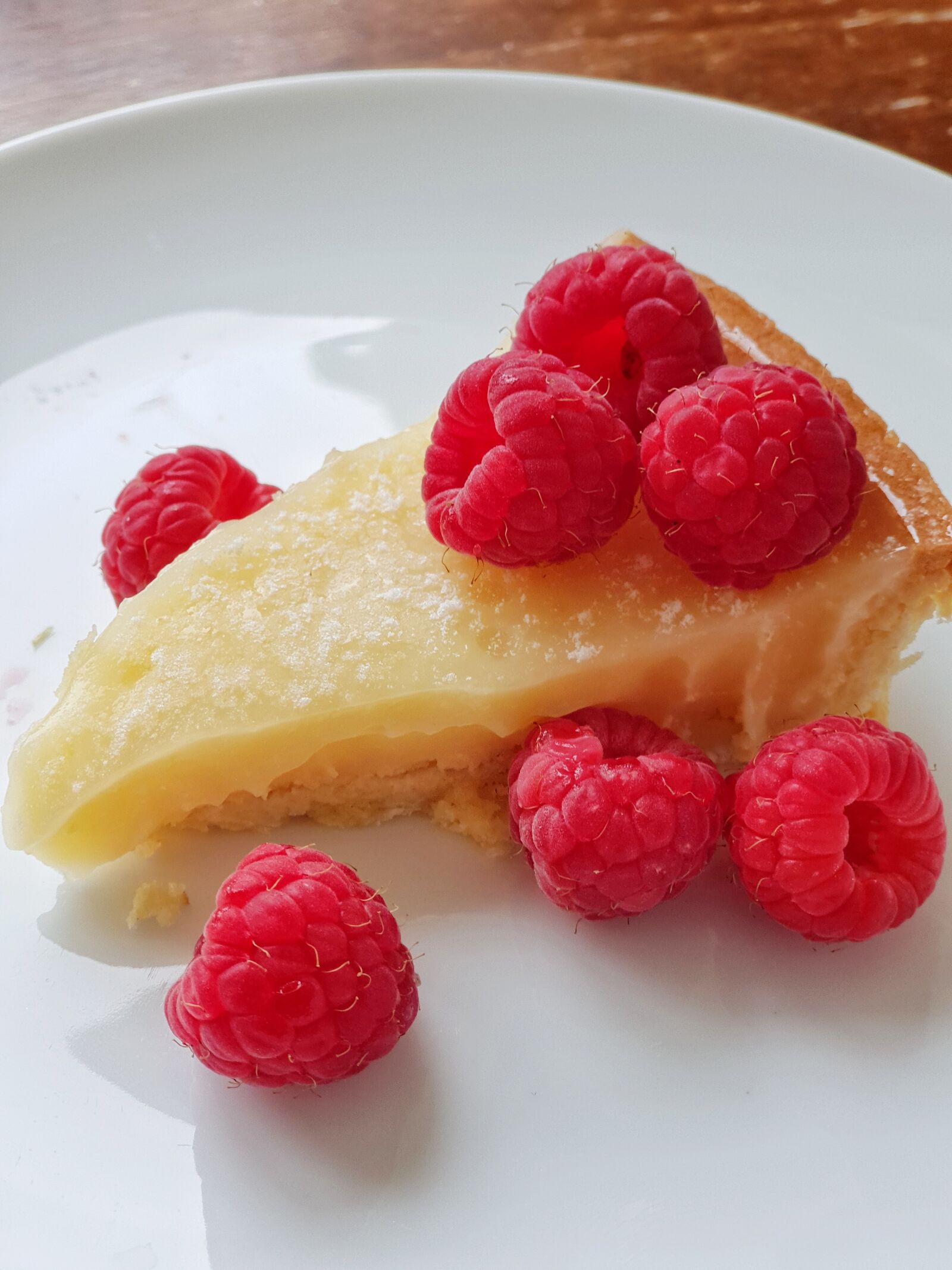 Samsung Galaxy S9+ sample photo. Tarte au citron, cake photography