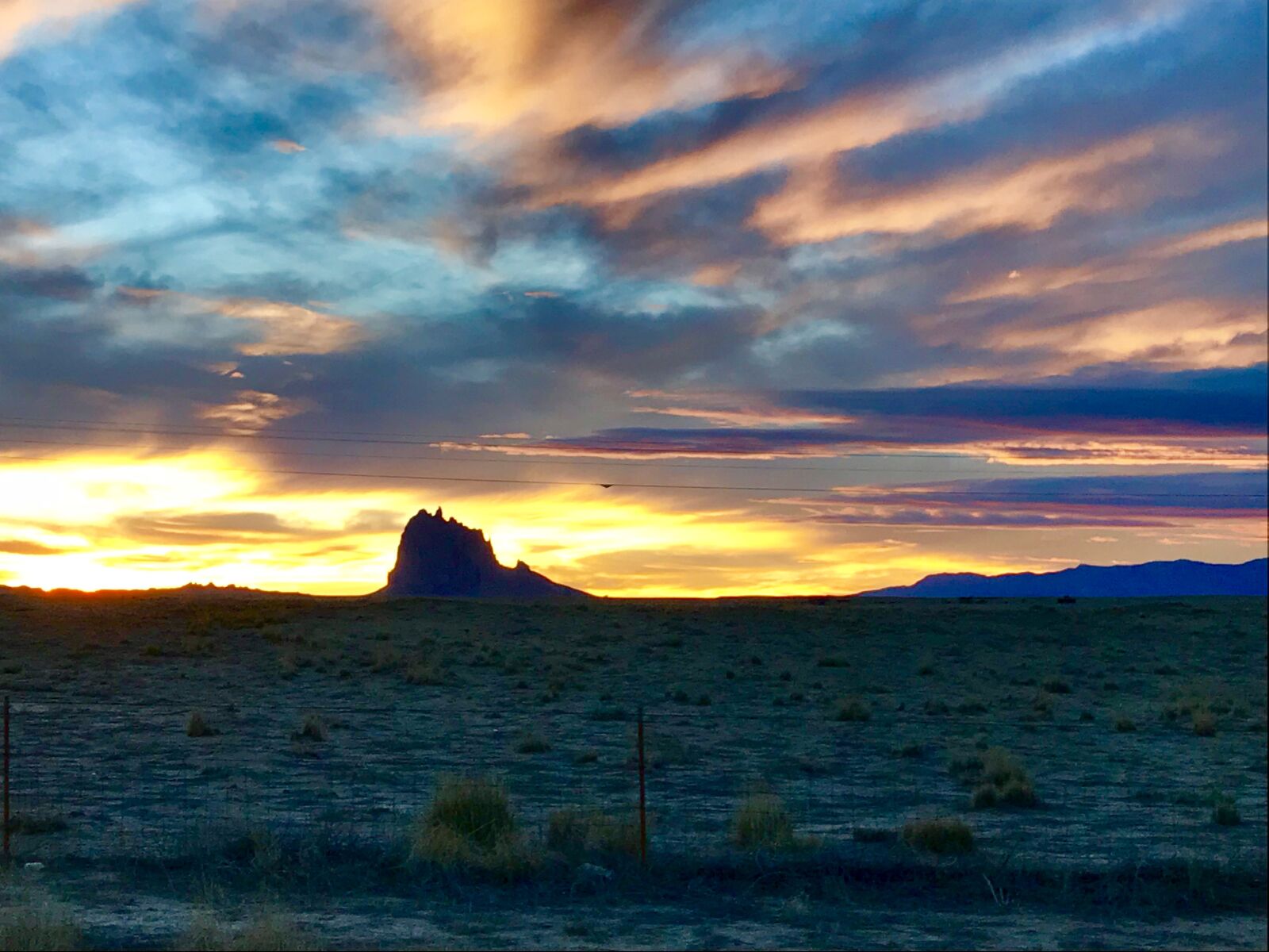 iPhone 7 back camera 3.99mm f/1.8 sample photo. Sunset, mountain, nature photography