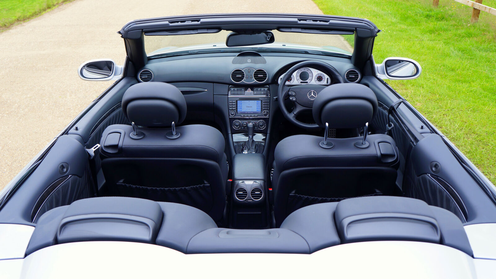 Sony Alpha NEX-5N sample photo. Silver, convertible, mercedes, benz photography