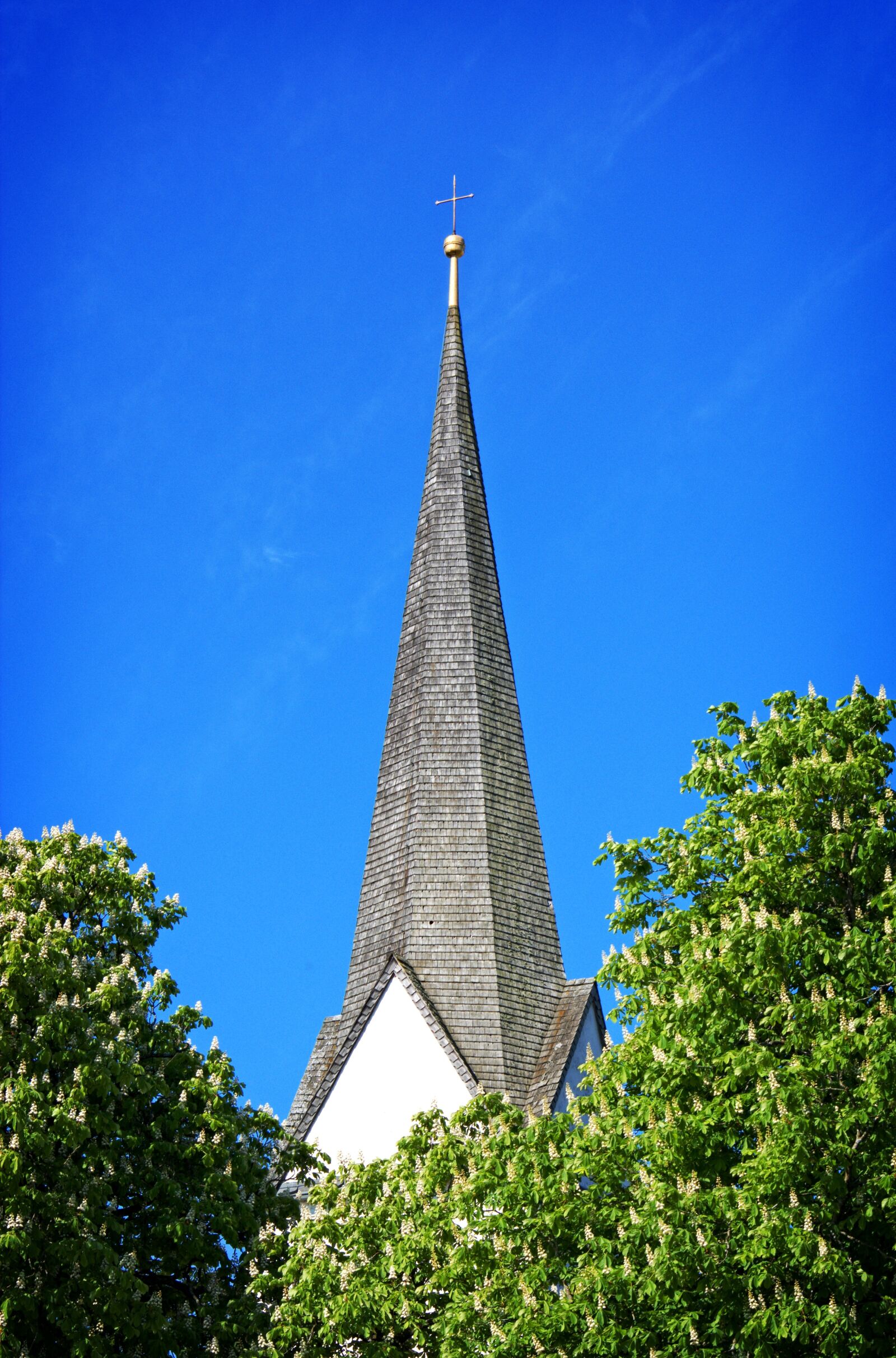 55.0-200.0mm f/4.0-f/5.6 sample photo. Steeple, great, building photography