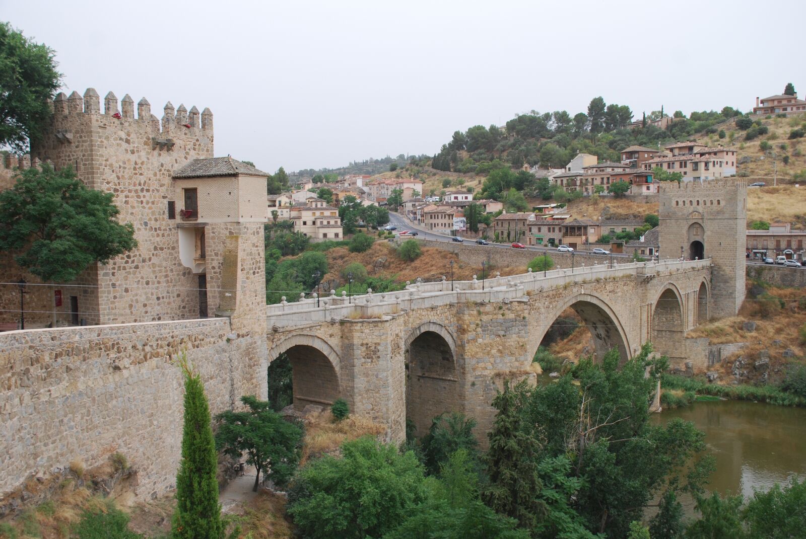 Nikon D40X sample photo. Toledo, rampart, bridge photography