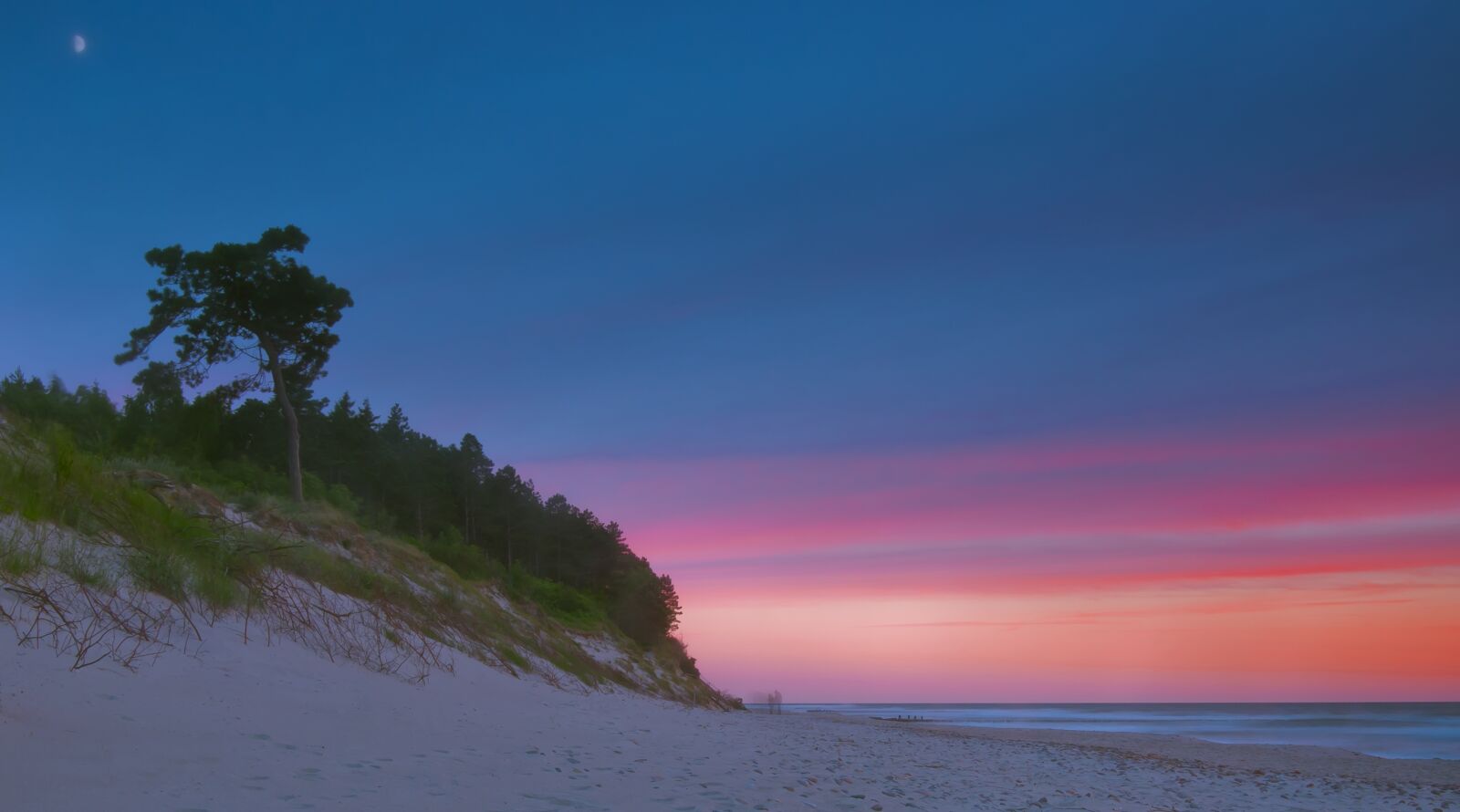 Nikon D80 sample photo. Sunset, beach, the baltic photography