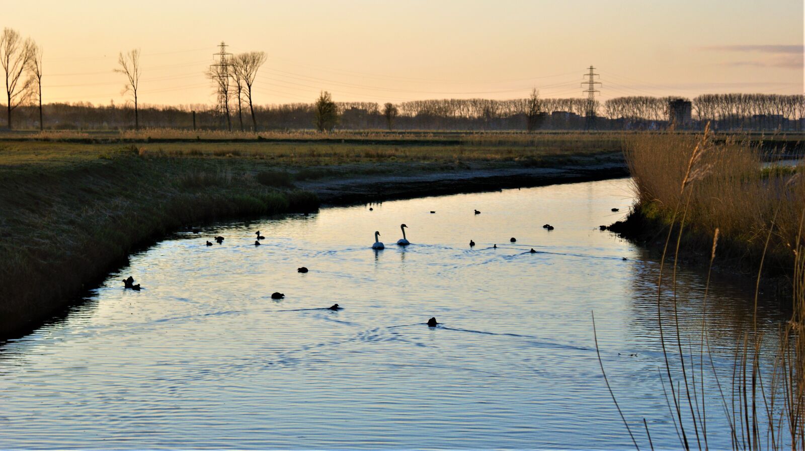 Sony Alpha DSLR-A350 sample photo. Sunrise, early, channel photography