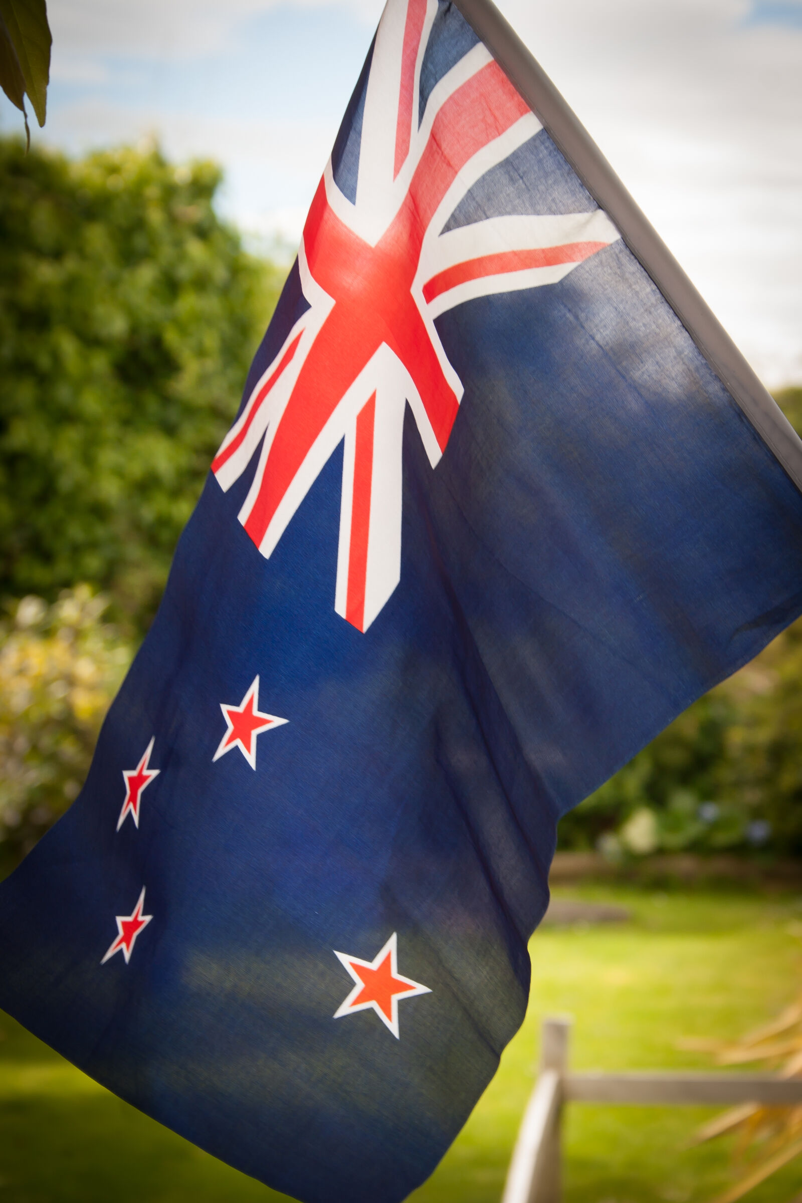 Canon EOS 20D sample photo. Flag, new, zealand photography